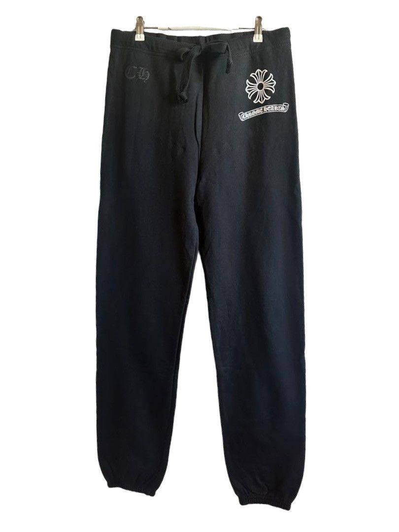 Image of Chrome Hearts Sweatpant in Black, Men's (Size 34)