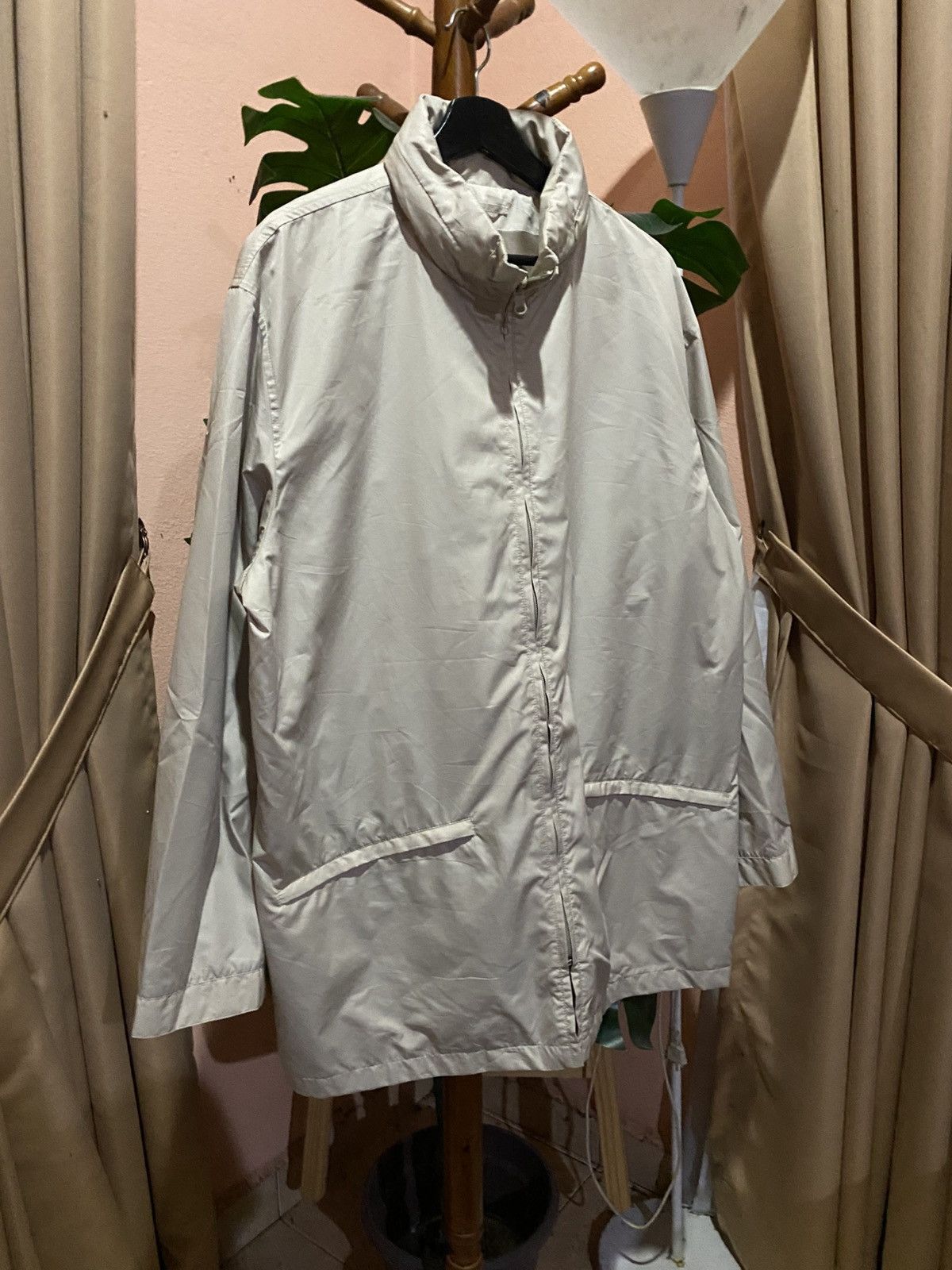 Givenchy Vintage Monsieur Givenchy Beige Windbreaker Jacket Japan Size US M / EU 48-50 / 2 - 4 Thumbnail