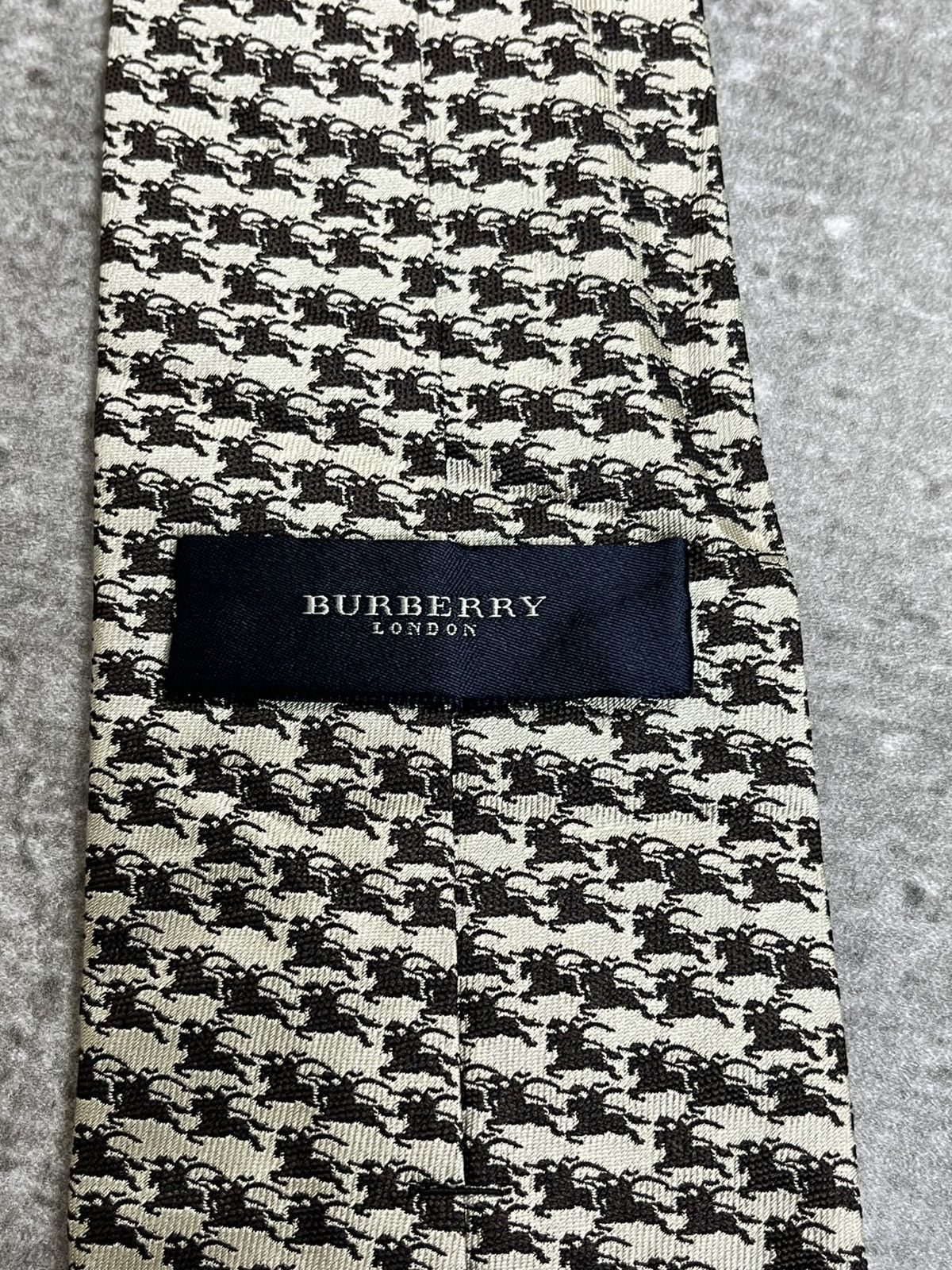 Burberry Burberry Monogram Silk Tie Size ONE SIZE - 4 Thumbnail