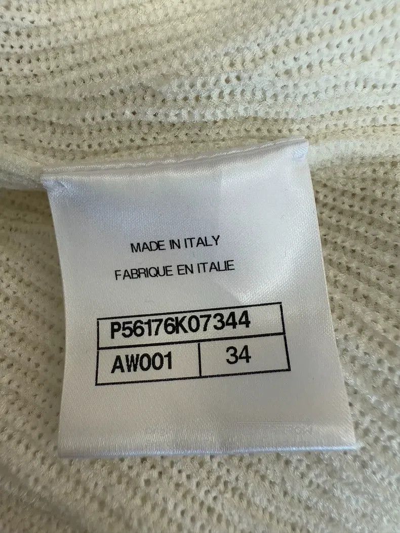 Chanel Chanel White knitted pleated skirt Size 42" / US 20 - 5 Thumbnail