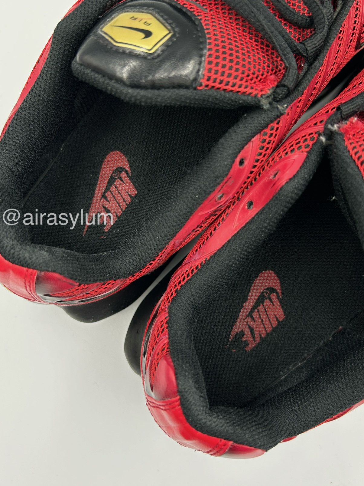 Nike 👹2015 Nike Air Max Plus Tuned Air Tn ”Diablo Red / Loves” Size US 10.5 / EU 43-44 - 12 Thumbnail