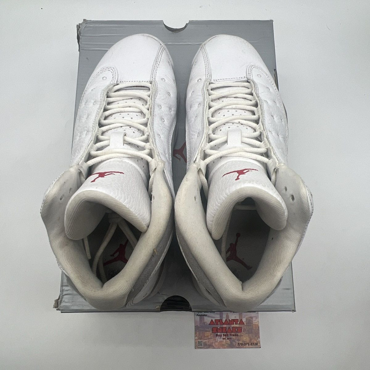 Jordan Brand Air Jordan 13 white wolf grey Size US 8.5 / EU 41-42 - 7 Thumbnail