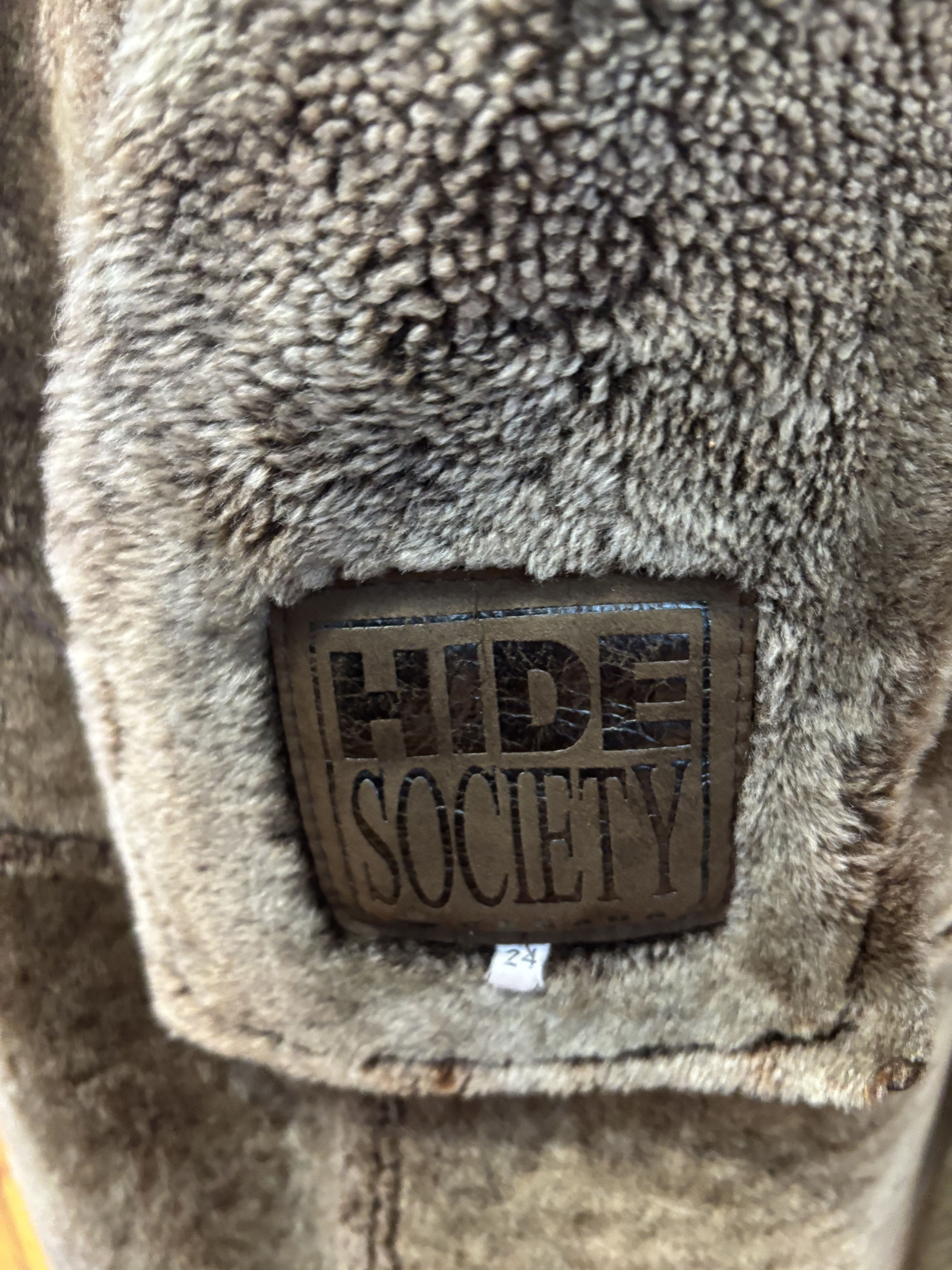 Other Hide Society vintage size 24 shearling coat Size 4XL / US 24-26 - 6 Thumbnail