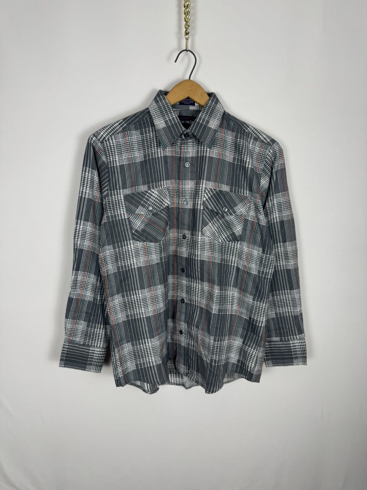 Fruit Of The Loom Vintage 1990s Fruit Of The Loom Button Shirt Size US M / EU 48-50 / 2 - 1 Thumbnail