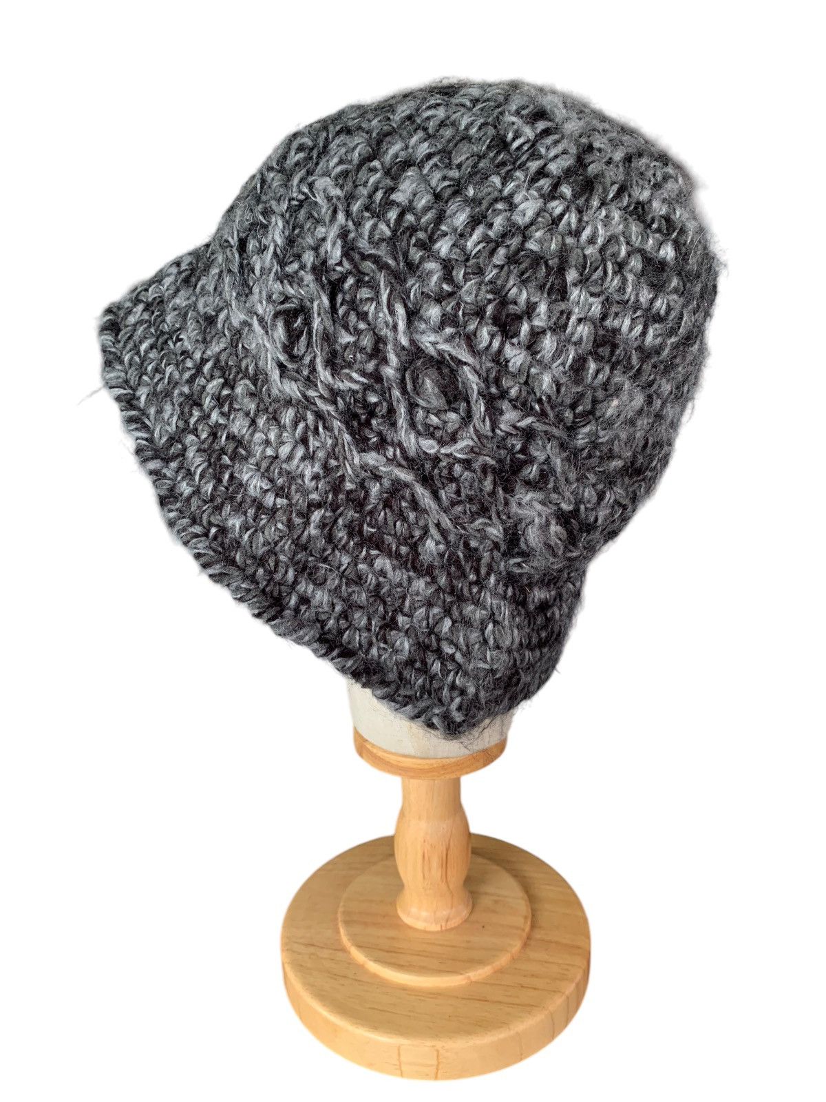 Japanese Brand × Kapital × Vintage Rare Hairy Unknown Distressed Knitted Crochet Bucket Hat Size ONE SIZE - 11 Thumbnail