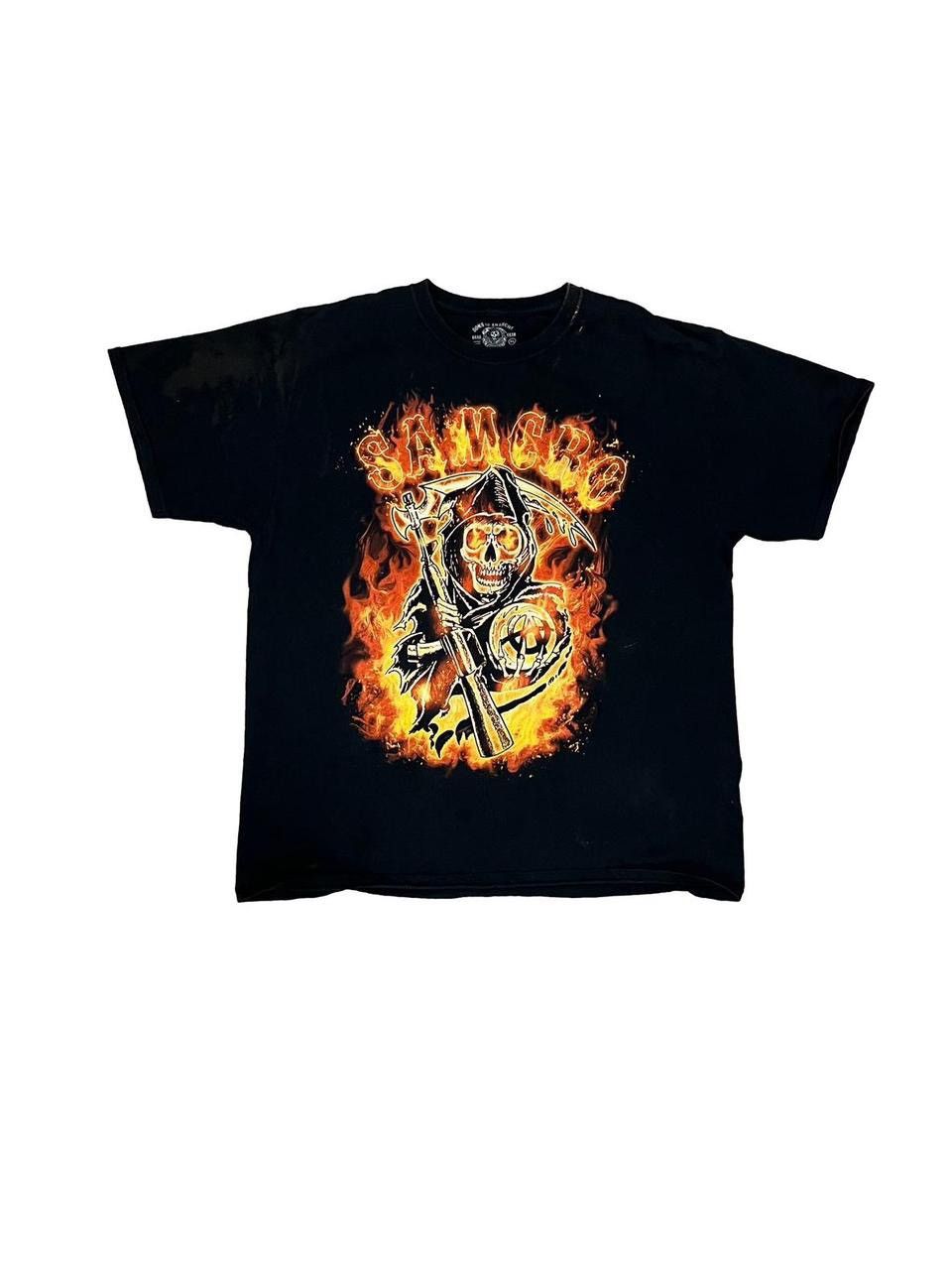 Other Sons of Anarchy Flame Graphic Tee/T-Shirt Size US XL / EU 56 / 4 - 1 Thumbnail