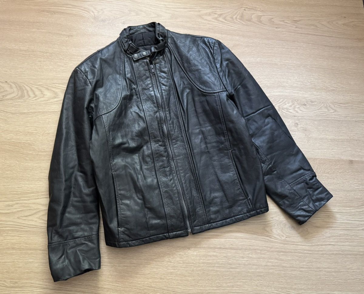 Genuine Leather Vintage 90’s Moto Racing Formula 1 Genuine Leather Jacket Size US L / EU 52-54 / 3 - 1 Thumbnail