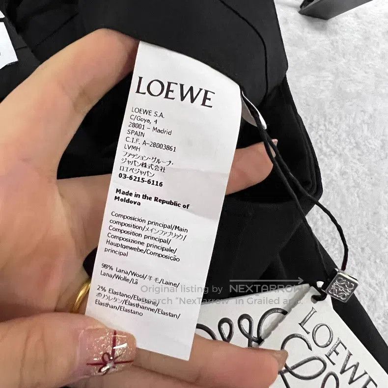 Loewe Loewe Black Trousers Size 42" / US 20 - 4 Thumbnail