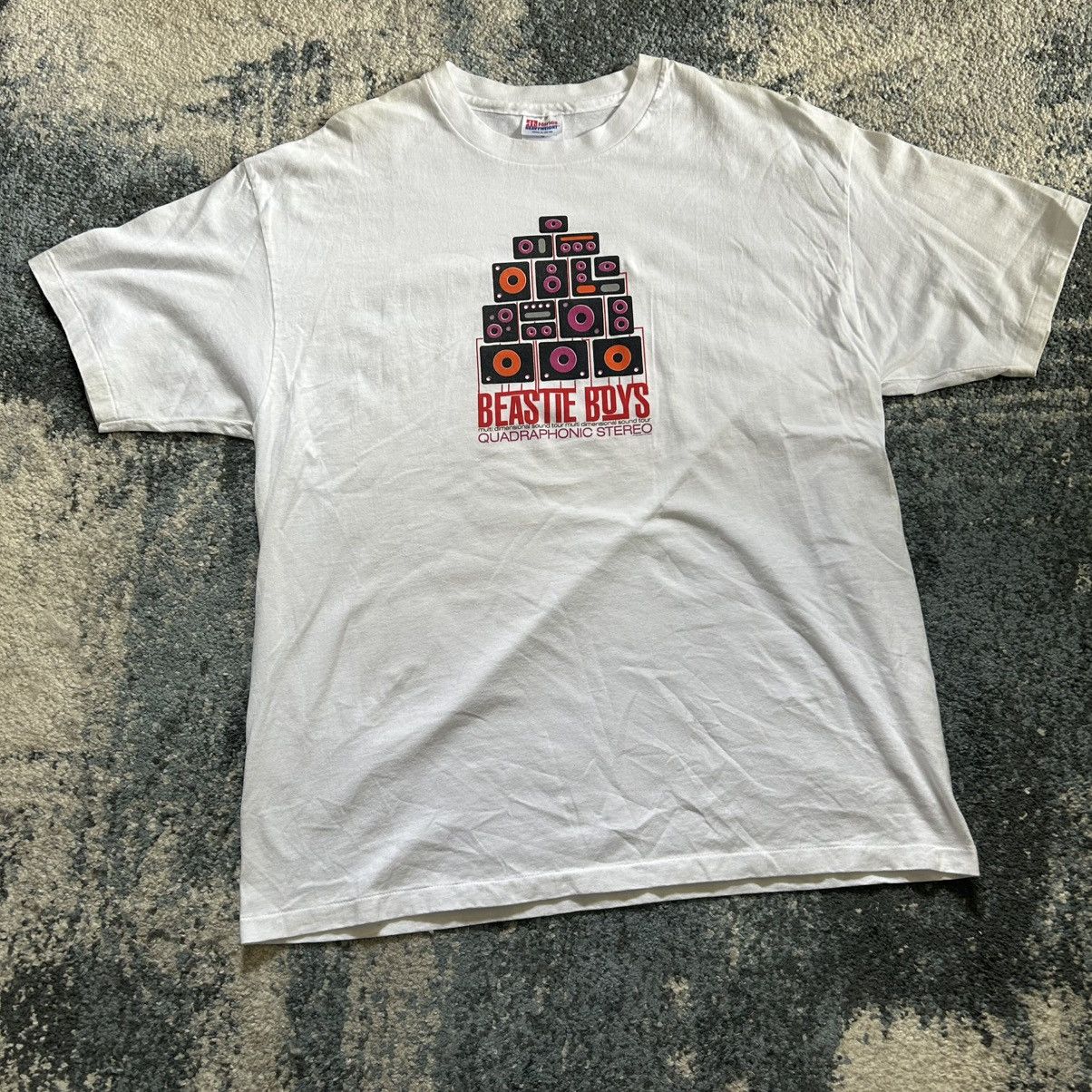 Band Tees 1995 BEASTiE BOYS QUADRAPHONiC STEREO TOUR SiNGLE STiTCH TEE Size US XL / EU 56 / 4 - 13 Thumbnail