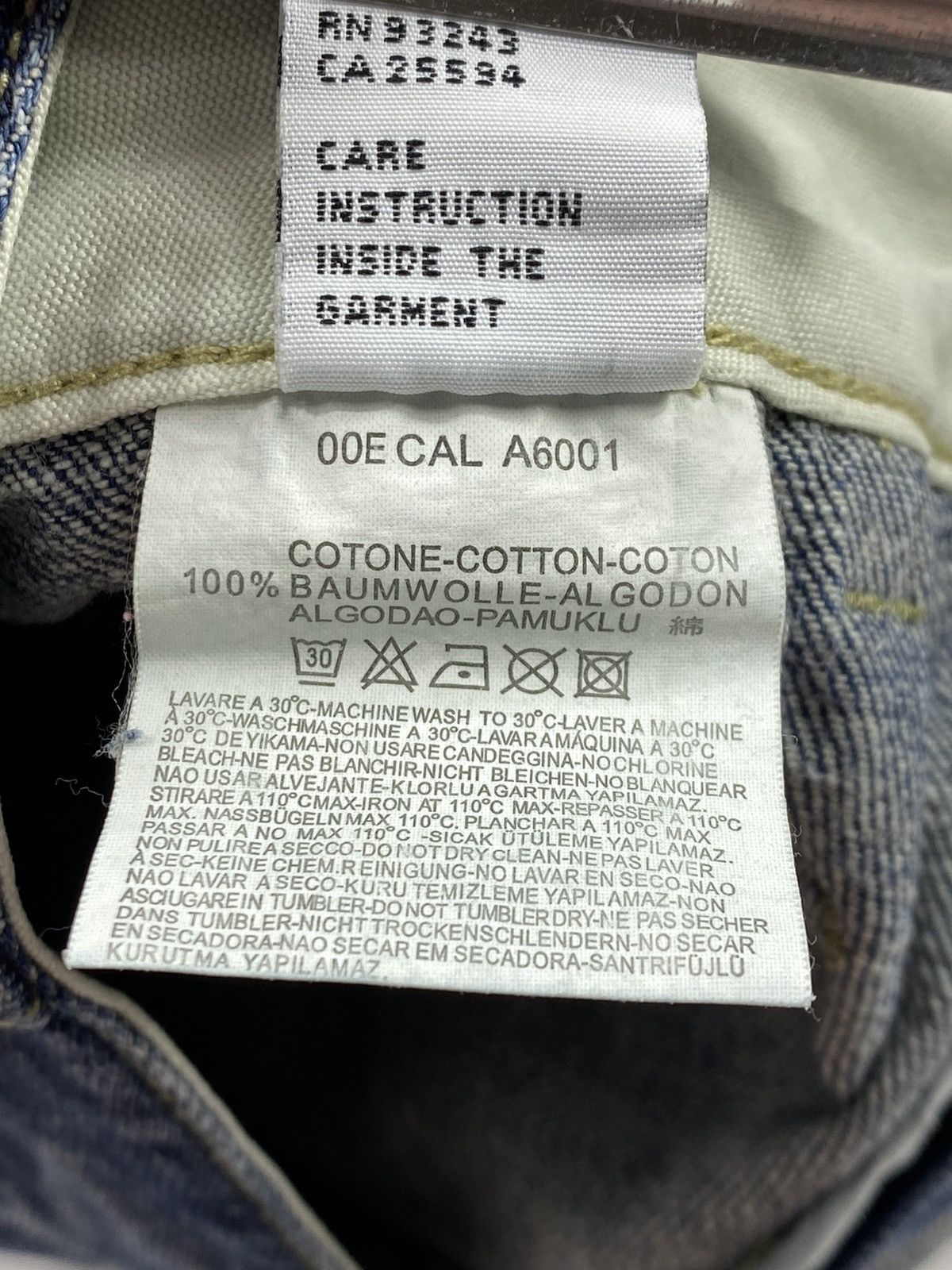 Diesel LASTDROP🔥Vintage Y2K Diesel A Line Washed Denim D Mini Skirt Size 29" - 12 Thumbnail