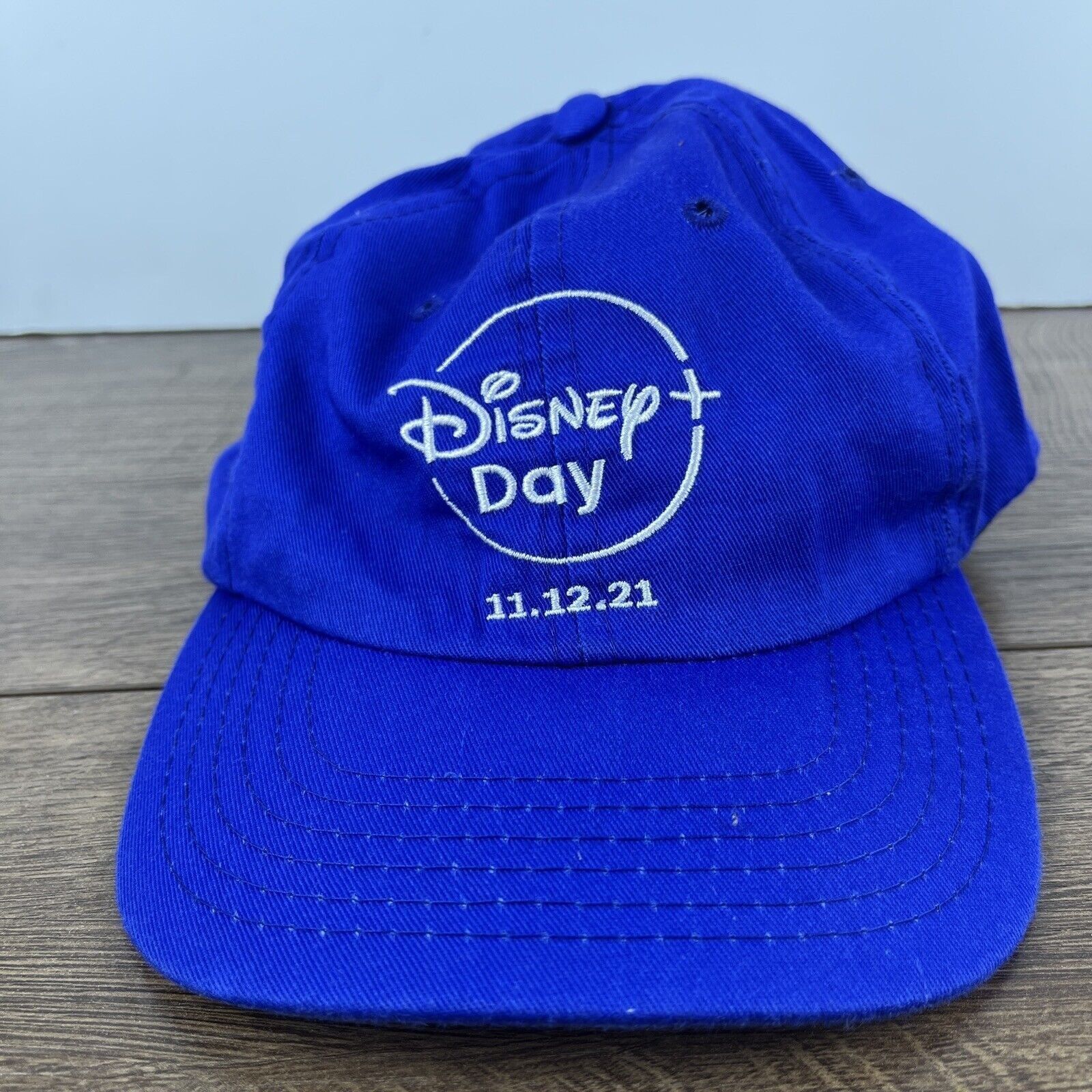 Disney Disney Day 2021 Hat Blue Hat Adjustable Adult Size Hat Cap Size ONE SIZE - 1 Thumbnail