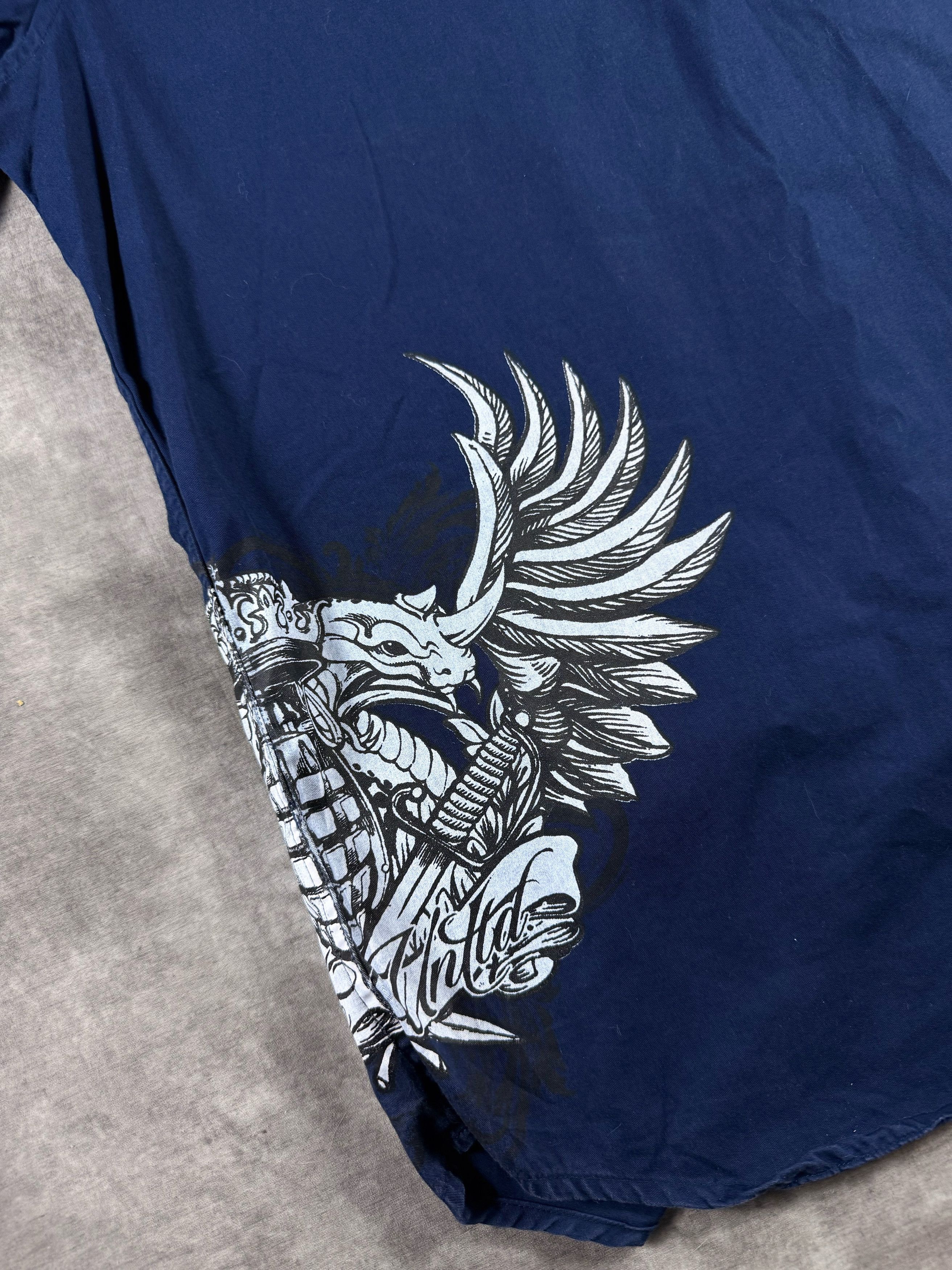 Ecko Unltd. Ecko Unltd Heaven & Hell XL Short Sleeve Shirt Vintage Y2K Size US XL / EU 56 / 4 - 9 Thumbnail