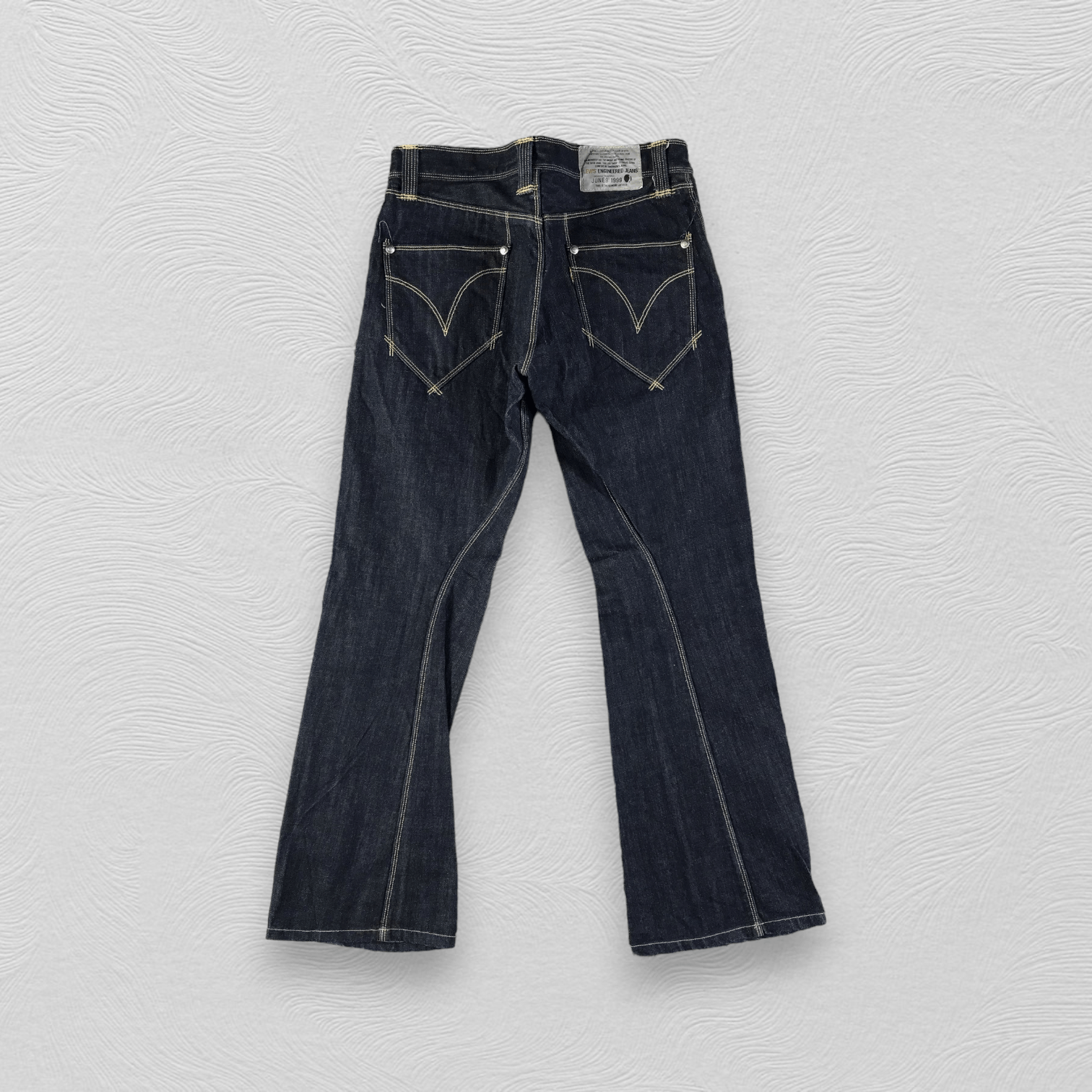 Levi's Vintage Levis Engineered Jeans Flare Denim KJ1606 Size US 29 - 2 Thumbnail