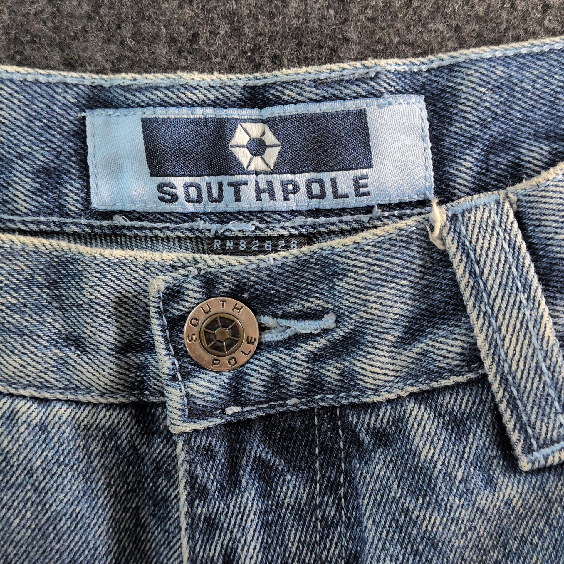 Southpole Vintage 90s Southpole Denim Baggy Jeans Size US 34 / EU 50 - 7 Thumbnail