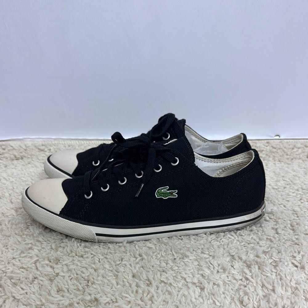 Lacoste Lacoste Low Top Black Sneakers Size 9.5 Men’s Size US 9.5 / EU 42-43 - 1 Thumbnail