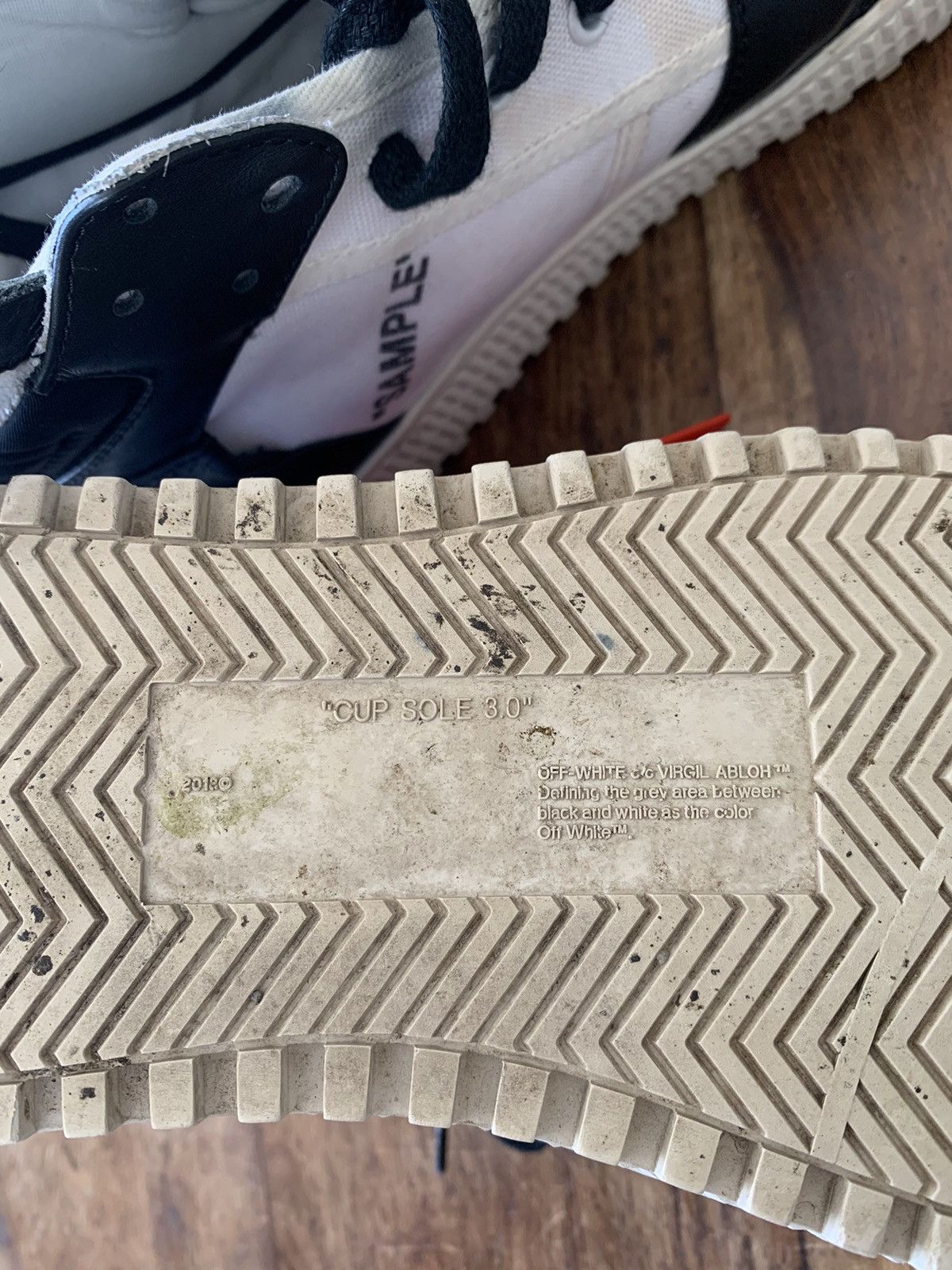 Off-White SS2018 Rare Off-White Sample Pack Off Court 3.0 Black White Size US 10 / EU 43 - 16 Thumbnail