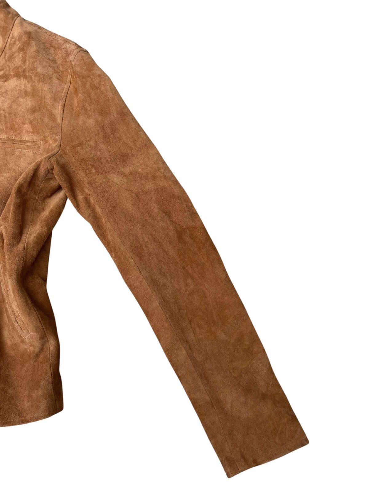 Ciaopanic Ciaopanic Japan Goatskin Suede Leather Slim Racer Jacket Size US M / EU 48-50 / 2 - 9 Thumbnail