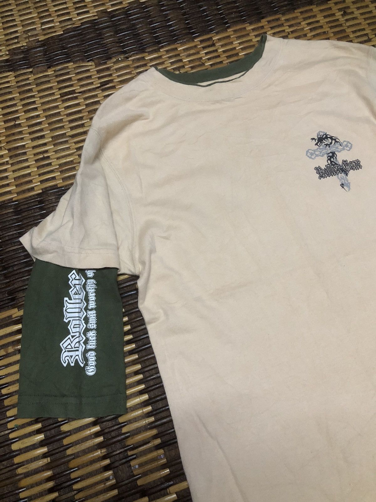 Japanese Brand If Six Was Nine x Roller Gear Cross Logo Style 3q Tee Shirt Size US S / EU 44-46 / 1 - 12 Thumbnail
