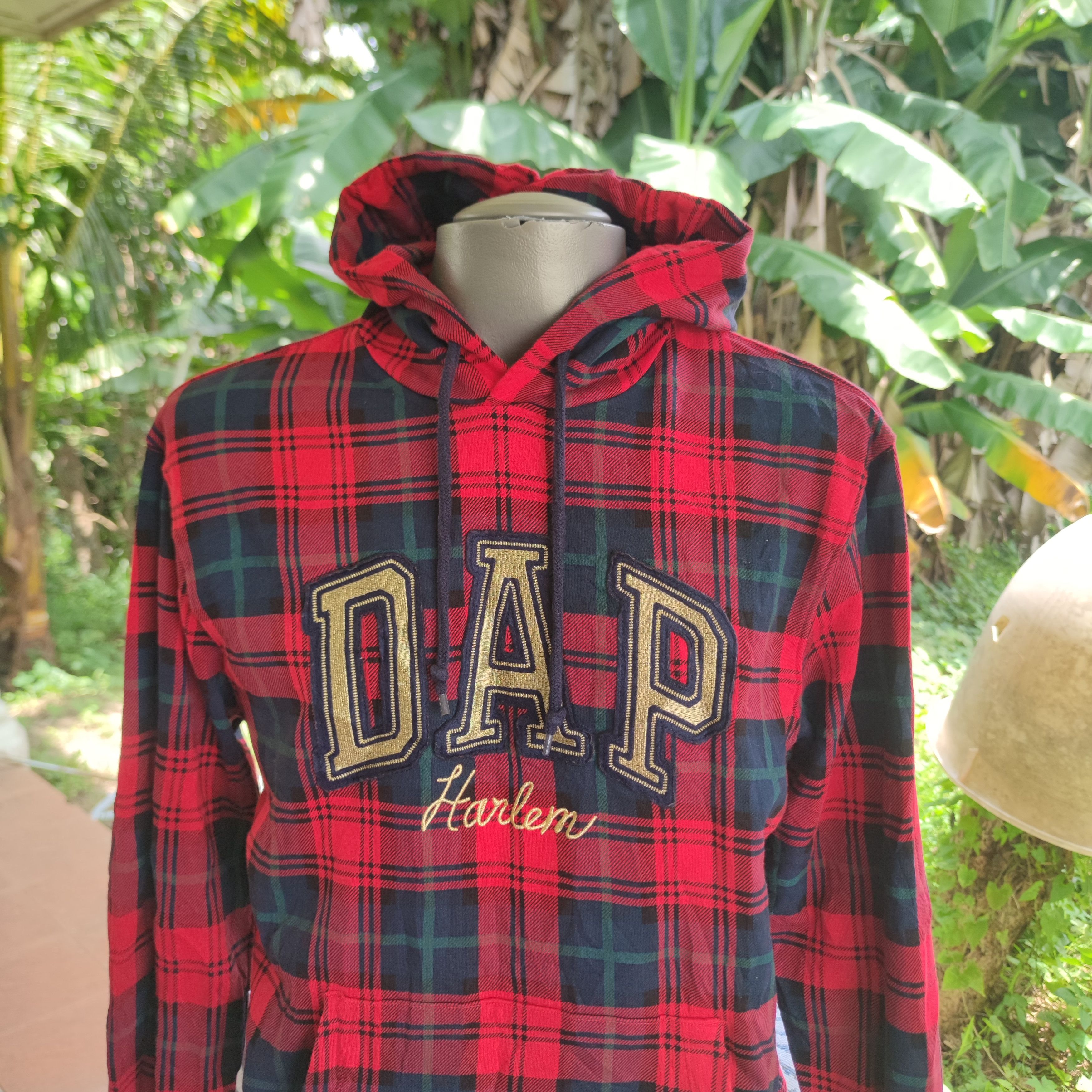 Dapper Dan × Gap GAP x DAPPER DAN DAP HARLEM RED TARTAN HOODIE Size US M / EU 48-50 / 2 - 8 Thumbnail