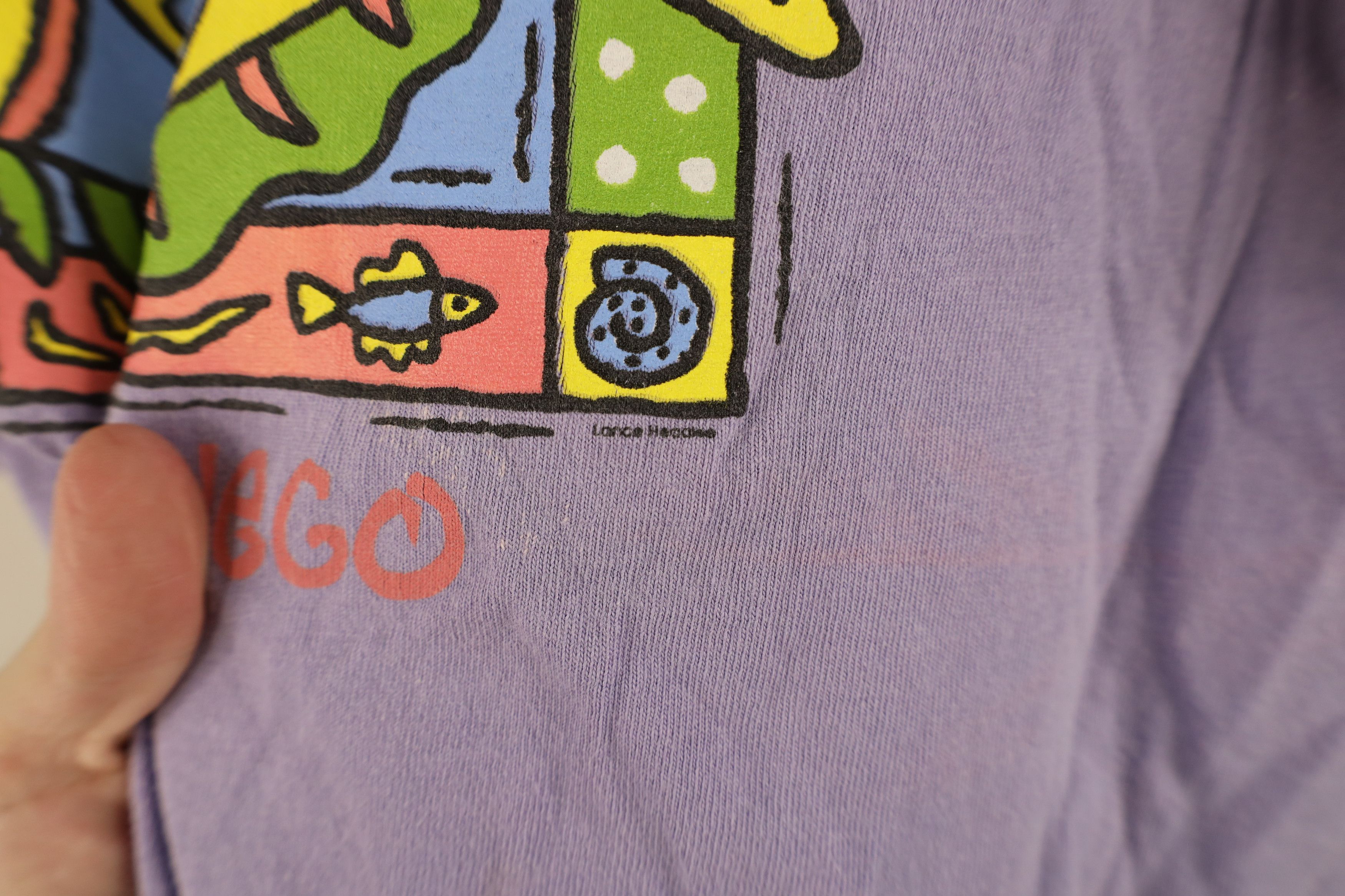 Vintage Vintage 90s Streetwear San Diego Fish Art T-Shirt USA Size M / US 6-8 / IT 42-44 - 5 Thumbnail