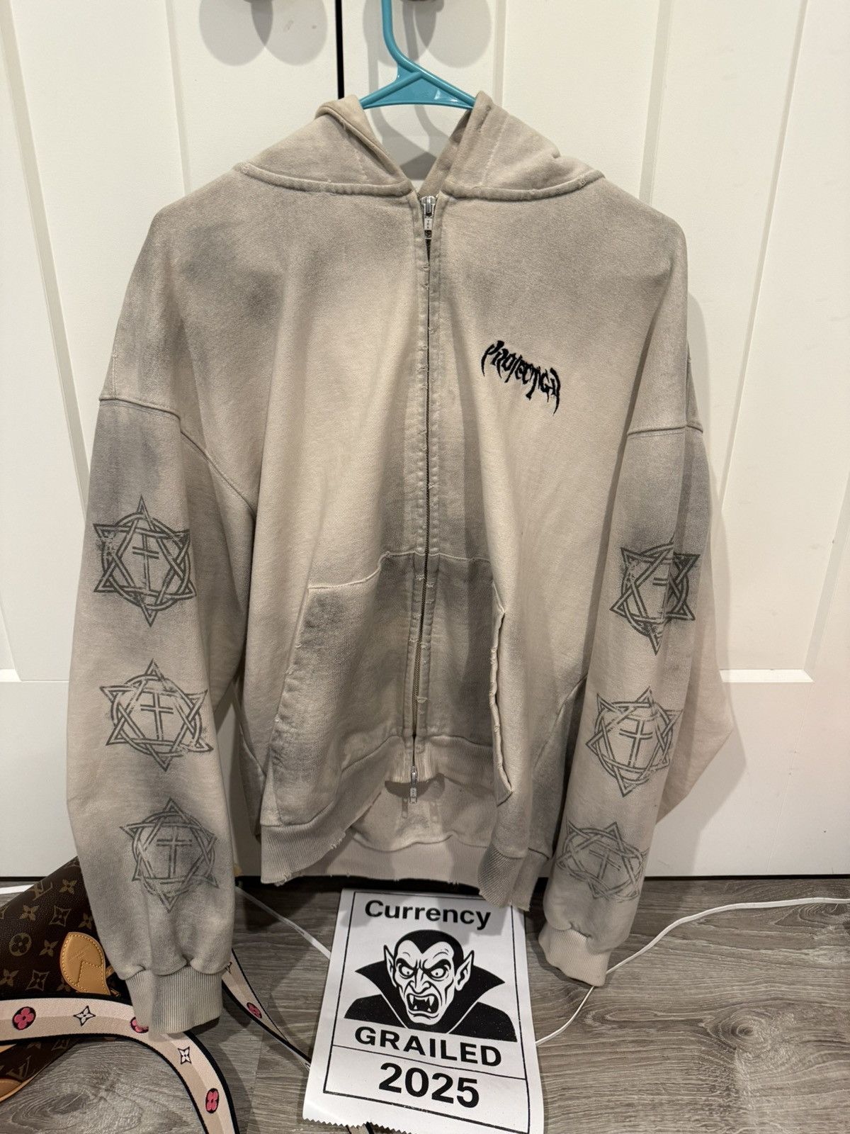 PROJECT G/R Project GR Corso Como Dirty Hoodie Zip Up Size US S / EU 44-46 / 1 - 2 Thumbnail