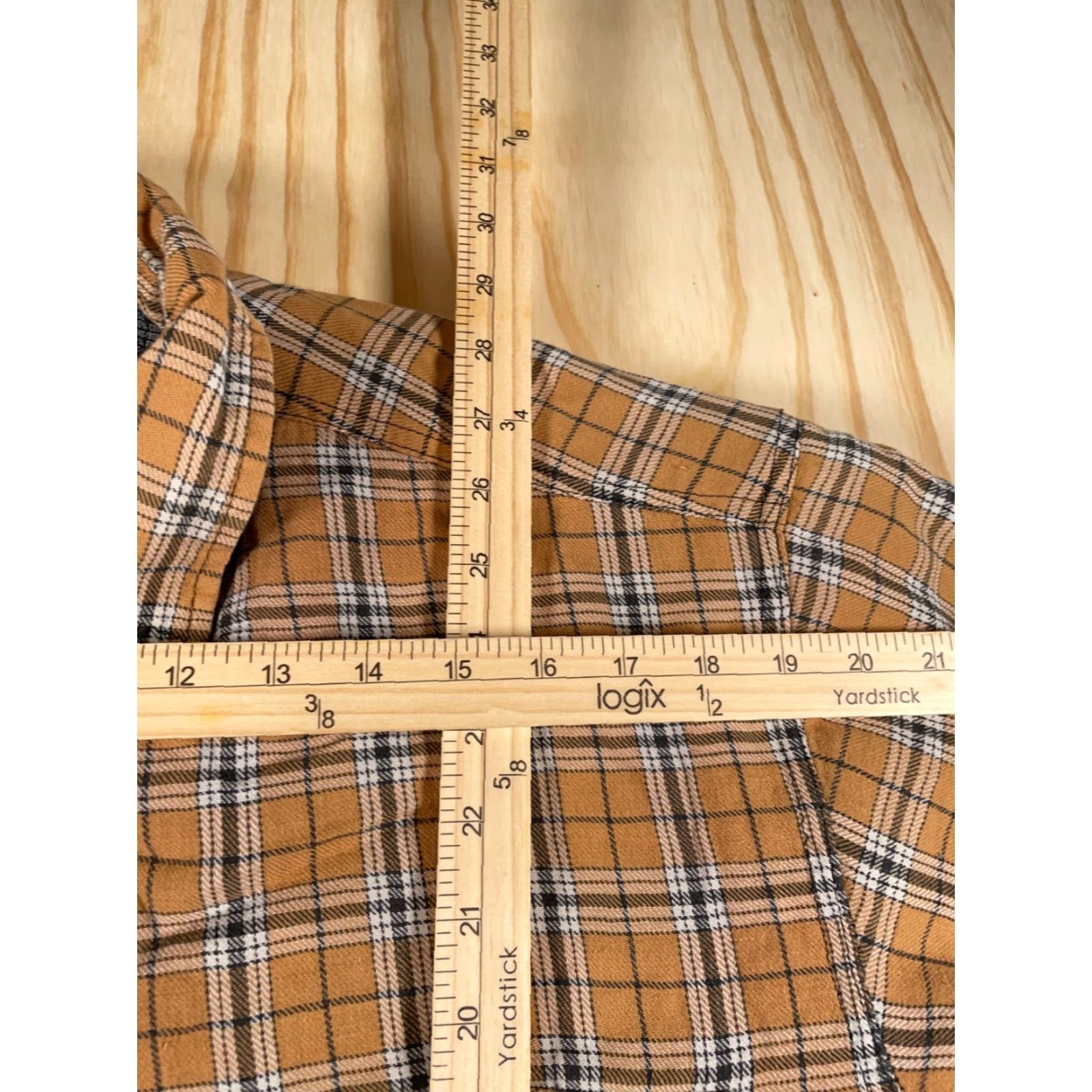 Thrasher VINTAGE Marino Bay Thrashed Sherpa Lined Flannel Shirt Jacket Adult Large Brown Plaid Distressed Workwear Mens Regular Jacket Size US L / EU 52-54 / 3 - 6 Thumbnail