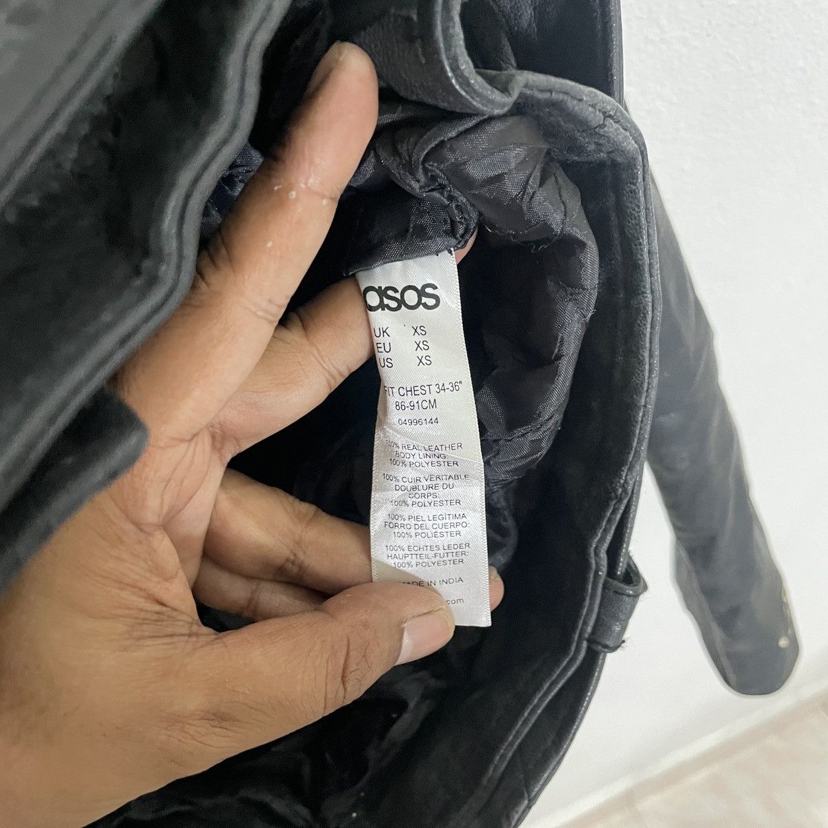 Japanese Brand Vintage Asos Leather Bikers Jacket Size US S / EU 44-46 / 1 - 6 Thumbnail