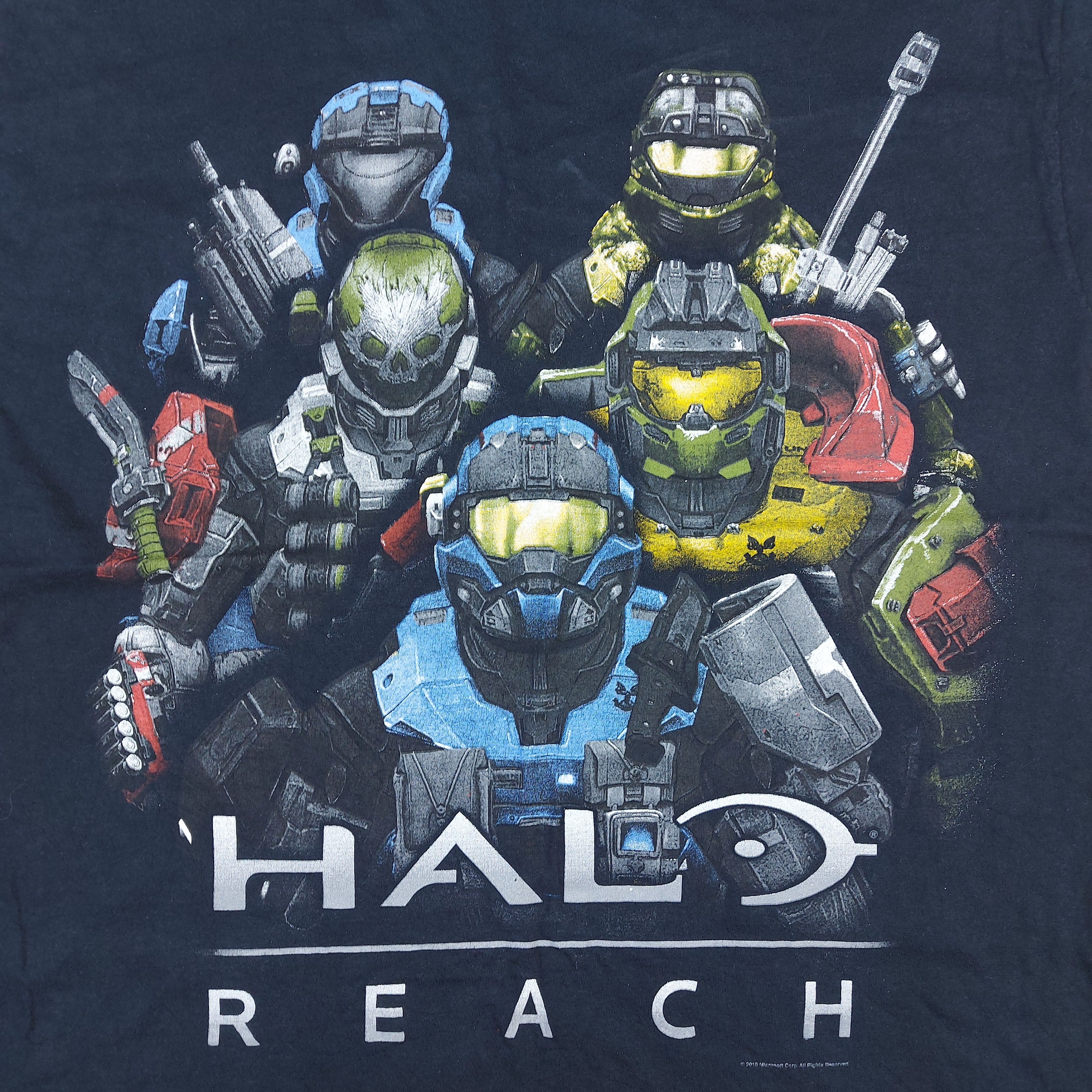 Other Vintage 2010 HALO Reach Xbox Microsoft Game Promo TEE Size US L / EU 52-54 / 3 - 2 Thumbnail