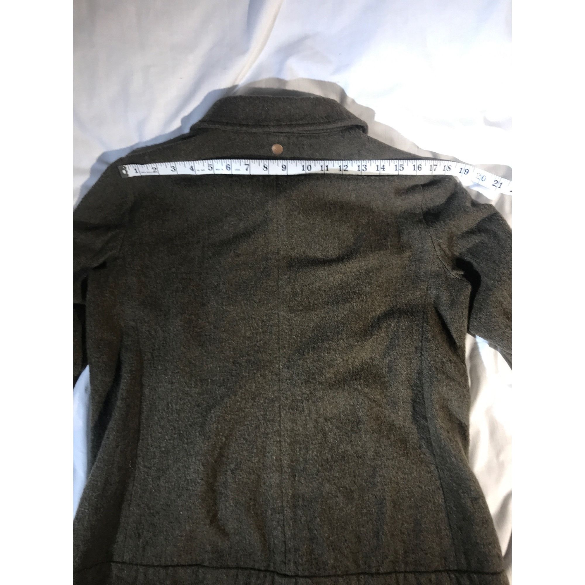Golden Goose Golden Goose Deluxe Women's Green Double Breasted Pea Coat Size L / US 10 / IT 46 - 7 Thumbnail