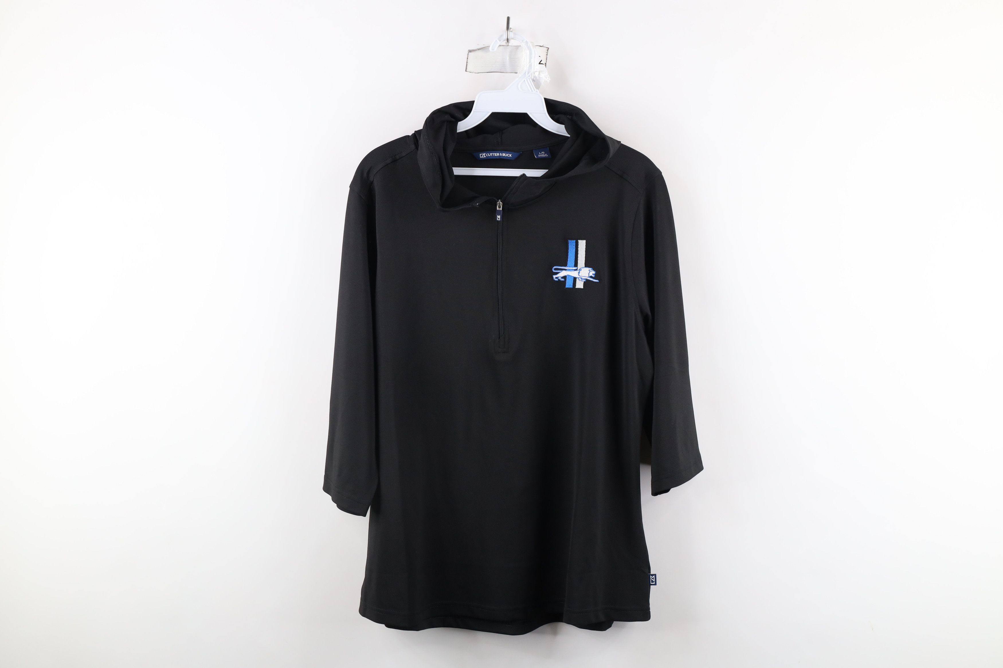 Vintage Vintage Knit 3/4 Sleeve Detroit Lions Football Hoodie Size L / US 10 / IT 46 - 1 Thumbnail