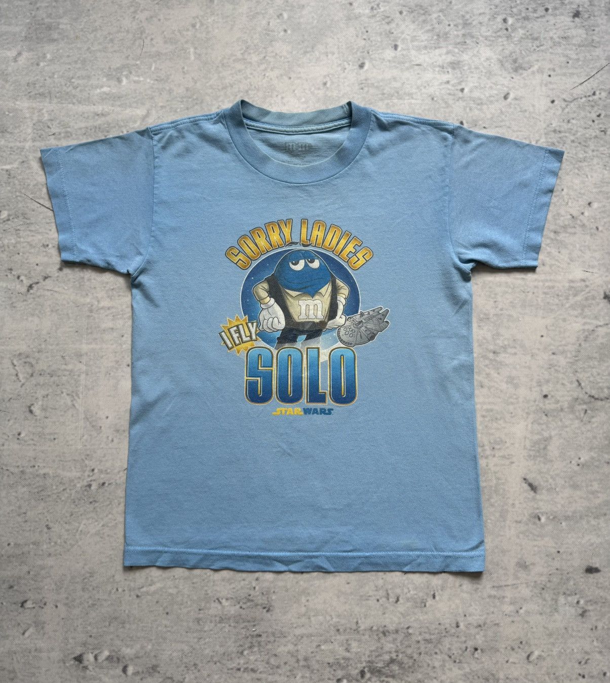 Vintage Funny Humor tee M&M’s blue t-shirt Size US M / EU 48-50 / 2 - 1 Thumbnail