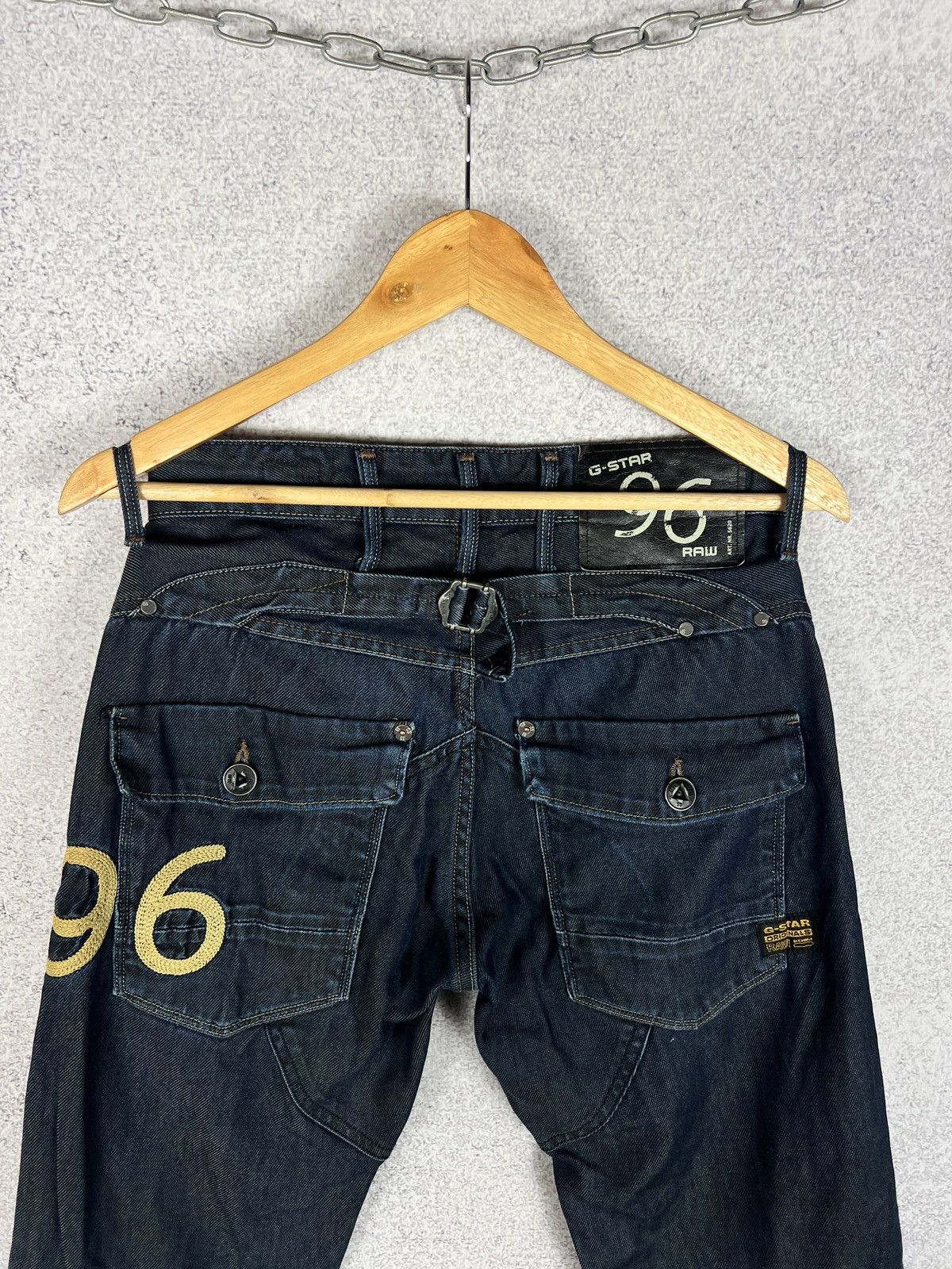 G-Star Vintage G Star Raw Avant Garde Denim Faded Jeans Size US 28 / EU 44 - 2 Thumbnail