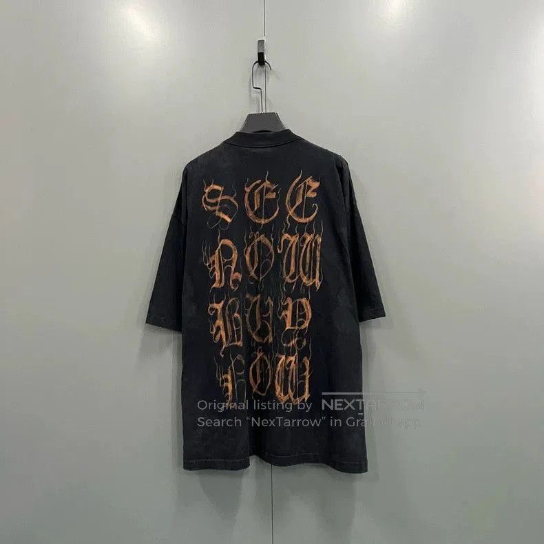 Balenciaga Balenciaga Abstract Logo Print Short Sleeve. Size US M / EU 48-50 / 2 - 2 Thumbnail