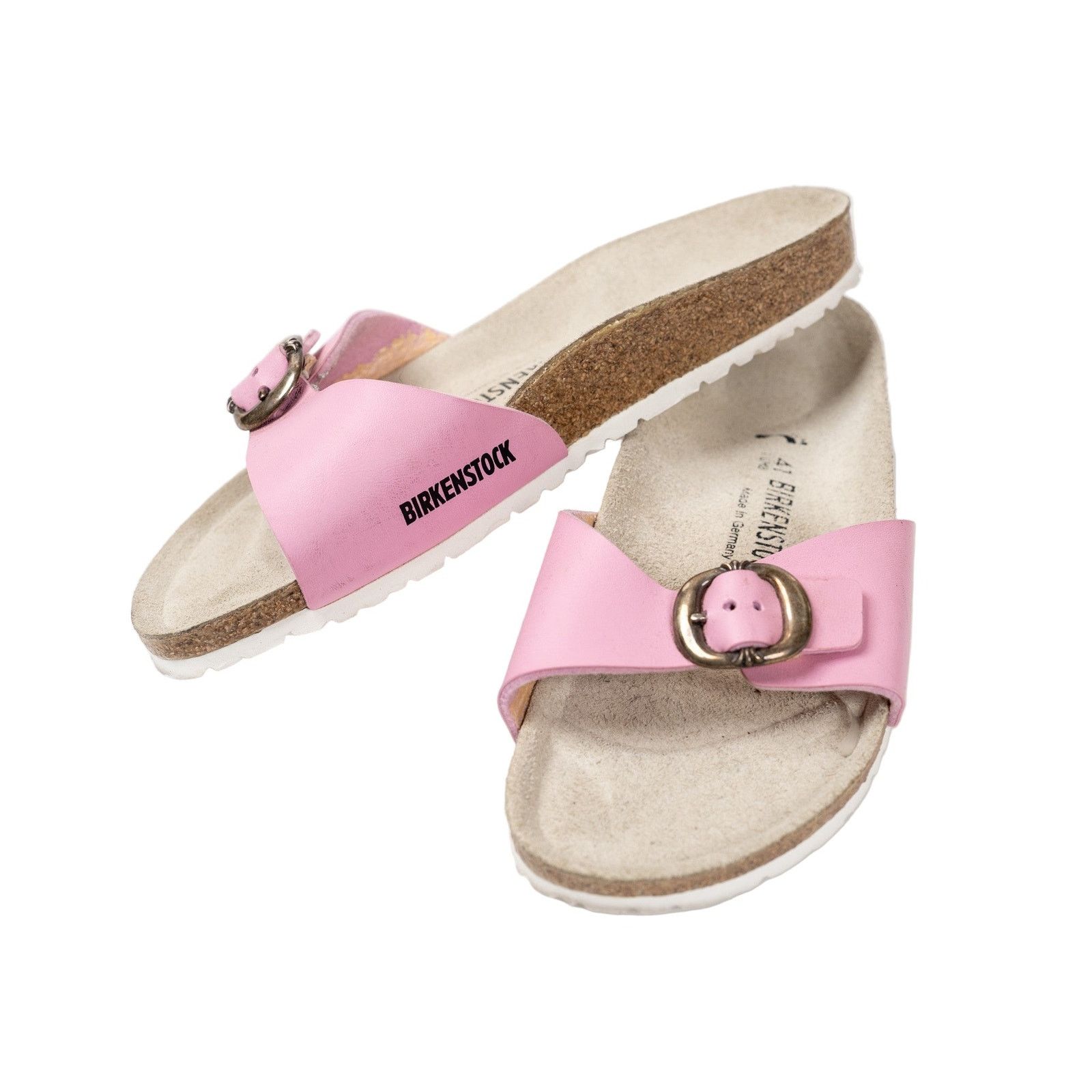 Chrome Hearts Birkenstocks Madrid Big Buckle Sandals 'Pink' Size US 8.5 / IT 38.5 - 3 Thumbnail