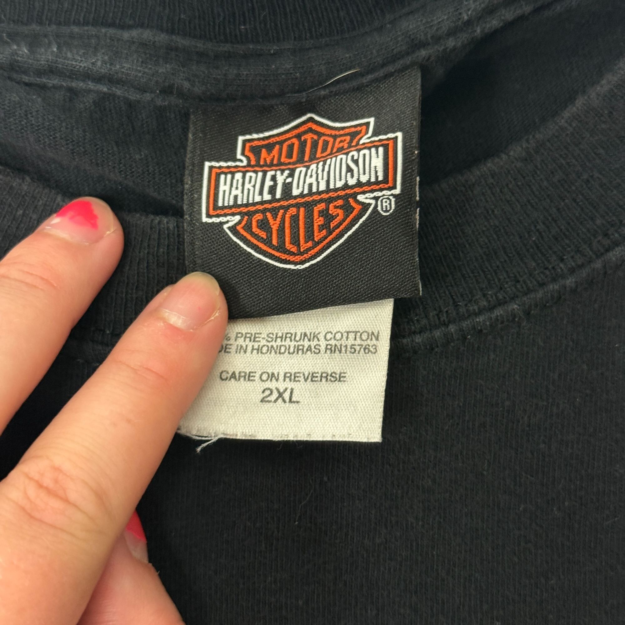 Harley Davidson WHEN THE ROAD CALLS Malfunction Junction Motorcycle Biker Size US XXL / EU 58 / 5 - 8 Thumbnail