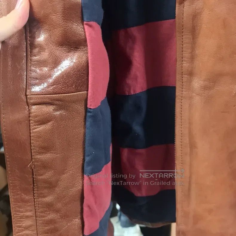 Schott Men's leather jacket Size US L / EU 52-54 / 3 - 3 Thumbnail