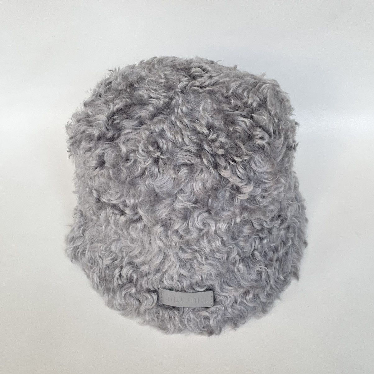Miu Miu Late 2000s Violet Mohair Bucket Hat Size ONE SIZE - 2 Thumbnail
