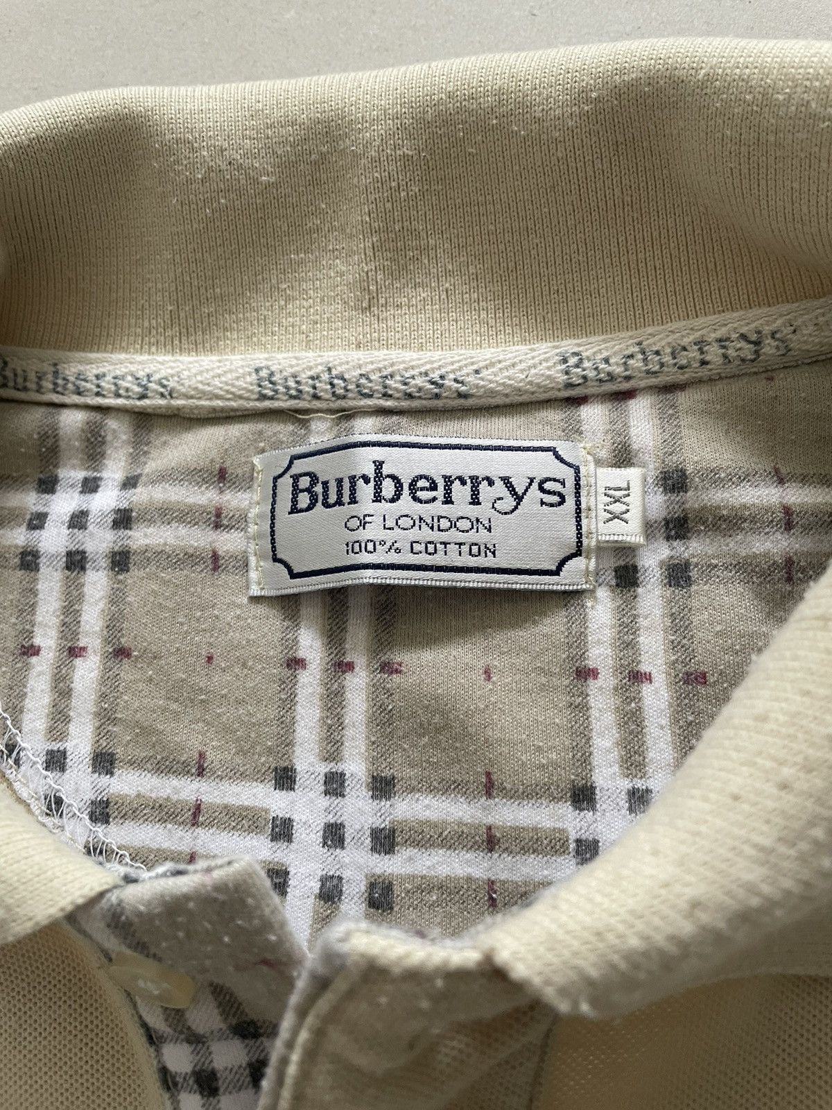 Burberry Vintage Burberry’s Polo Shirt burberry tee shirt rare Size US XXL / EU 58 / 5 - 5 Thumbnail