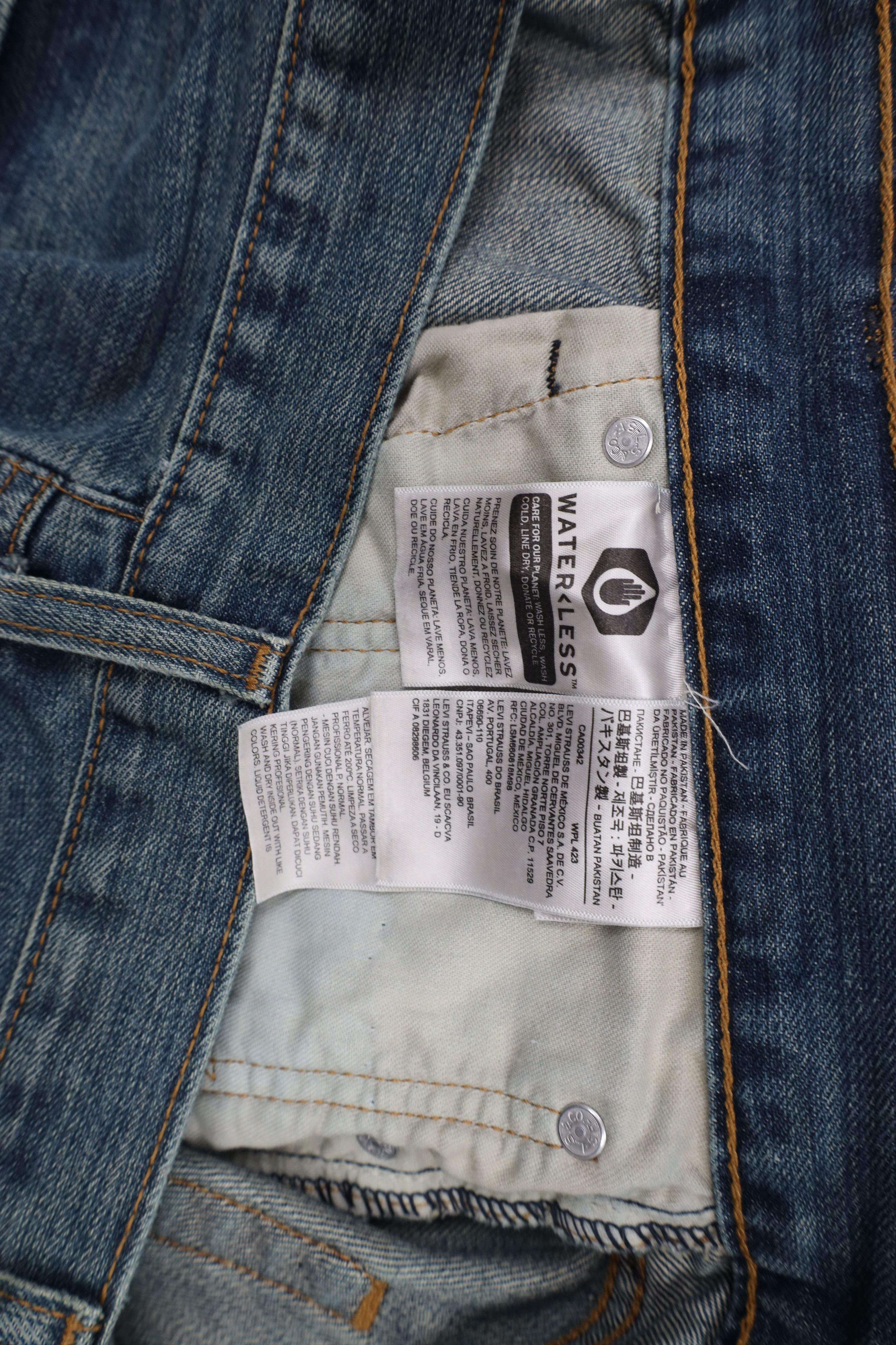 Levi's × Vintage Vintage Y2K Levis 559 Relaxed Fit Straight Leg Jeans Blue Size US 38 / EU 54 - 9 Thumbnail