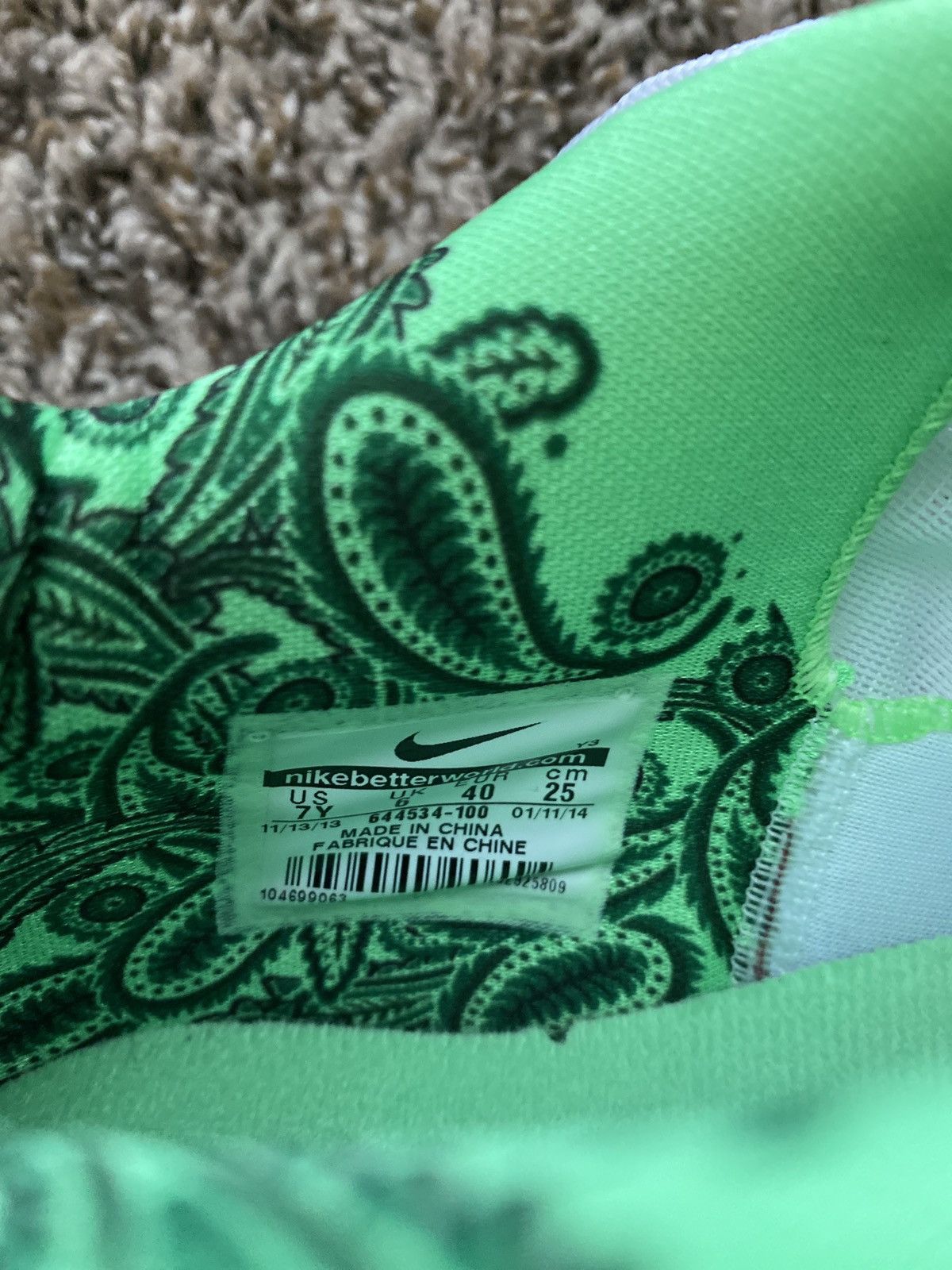 Nike Nike Max LeBron 11 Low Easter 2014 Size US 7 / EU 40 - 6 Thumbnail