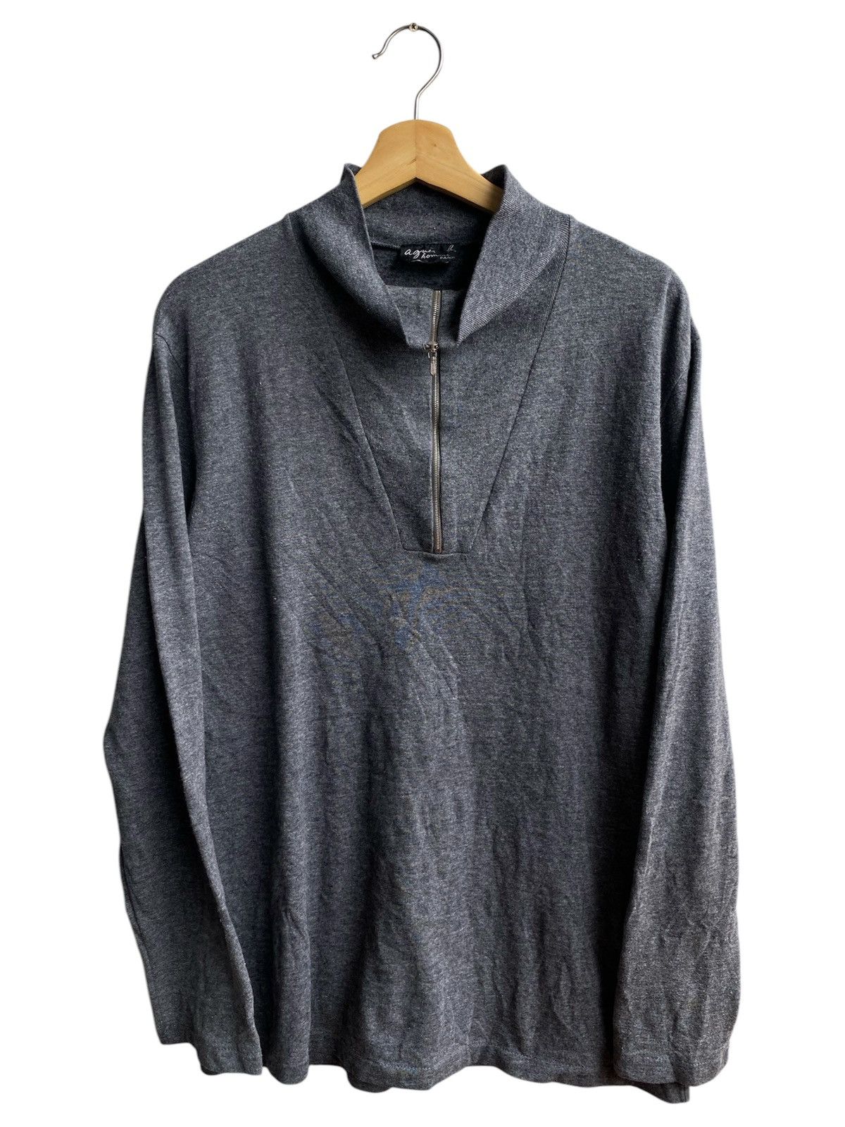 AW1986 agnès b. HOMME HALF ZIP AW1986 agnès b. HOMME HALF ZIP Men's Essential Half-Zip