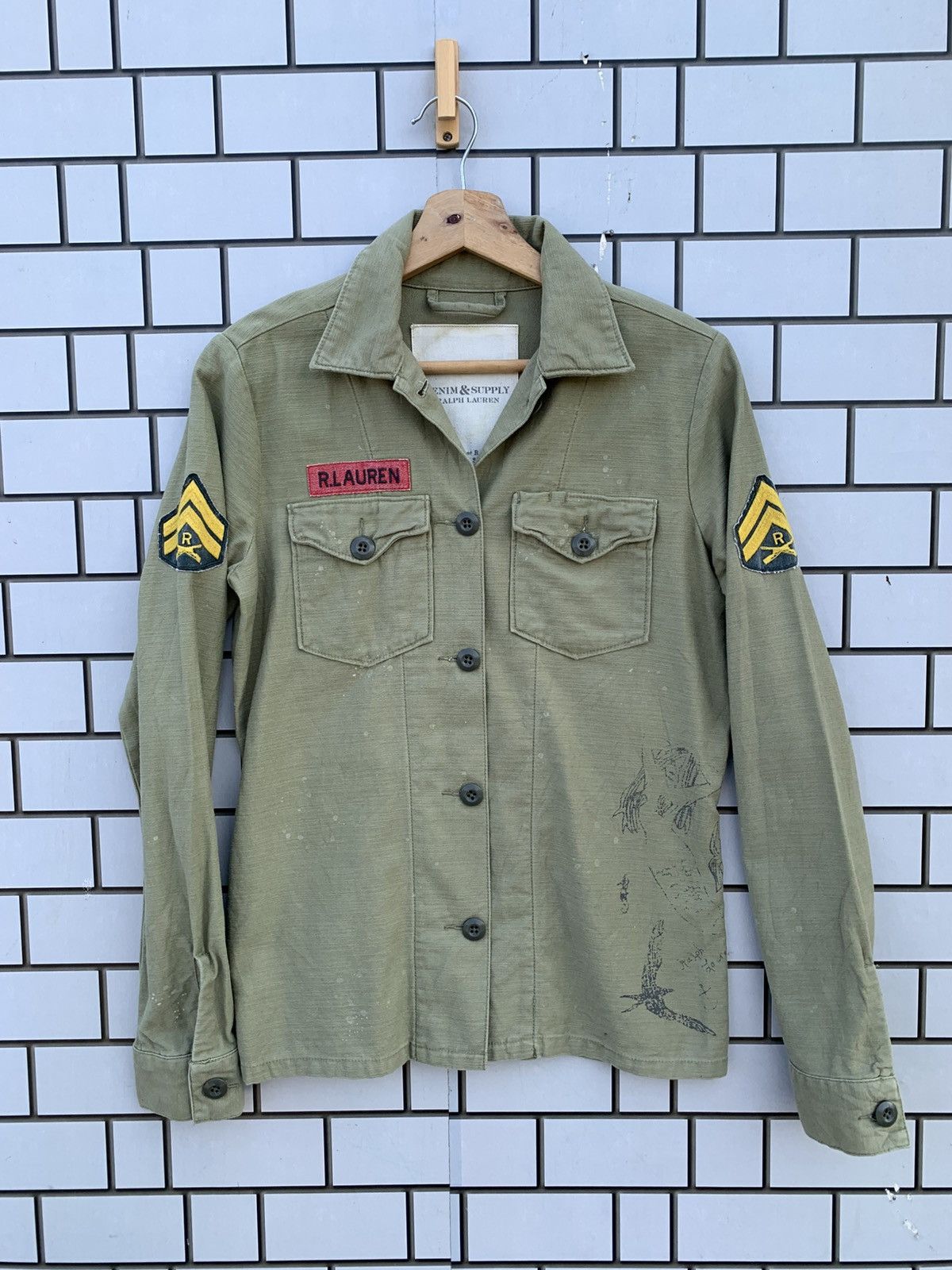 Denim & Supply Ralph Lauren Vintage Denim & Supply Ralph Lauren Army Design Size US S / EU 44-46 / 1 - 1 Thumbnail