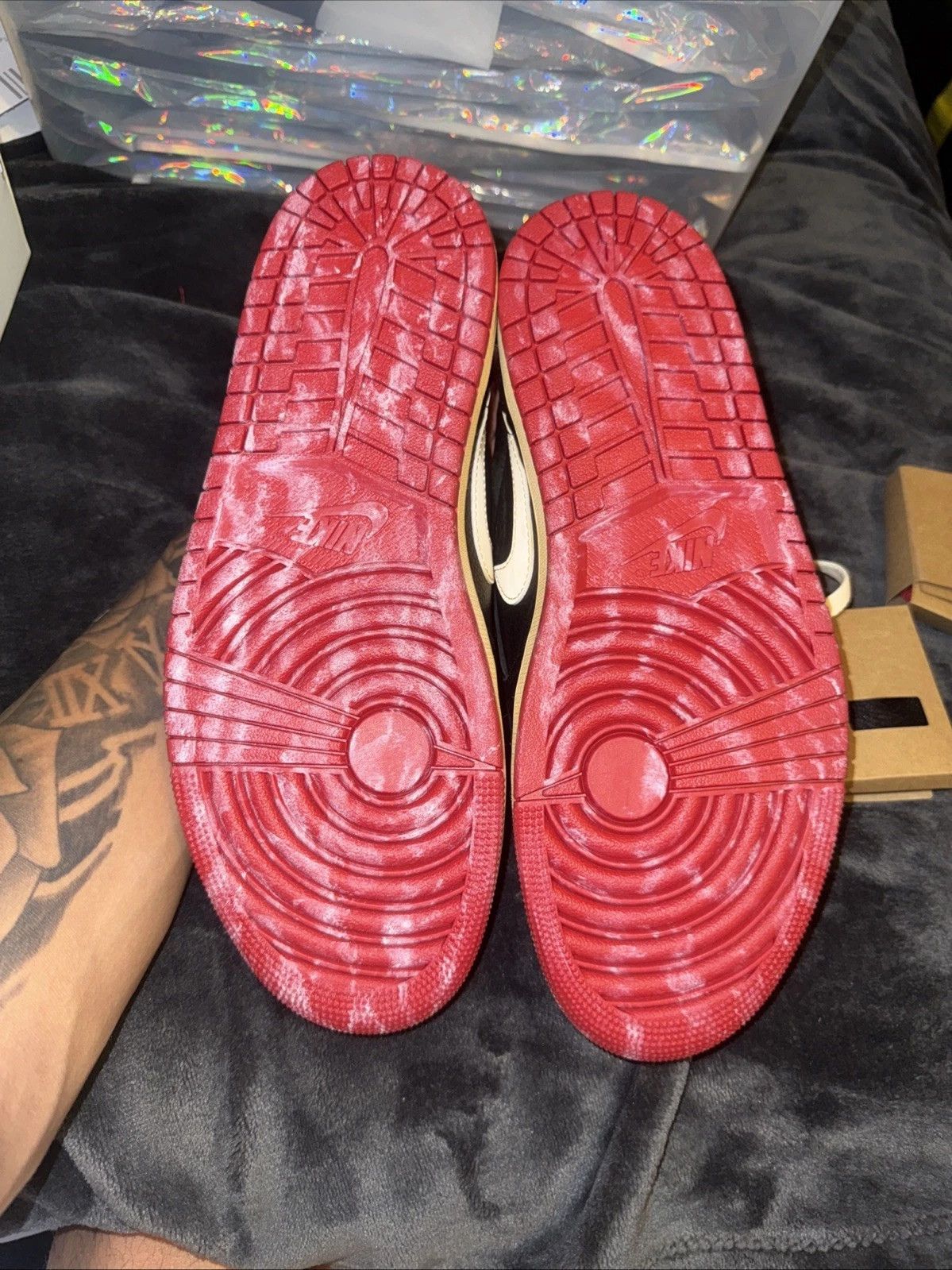 Jordan Brand Nigel Sylvester x Air Jordan 1 OG Low Better With Time Size US 10 / EU 43 - 4 Thumbnail
