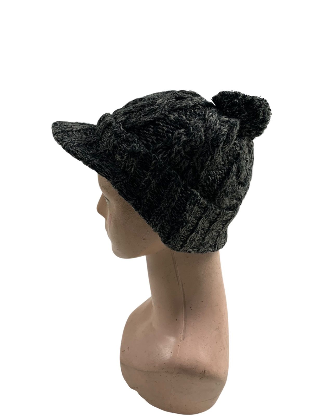 Kapital Crochet knitted big beanie hats rare Size ONE SIZE - 2 Thumbnail