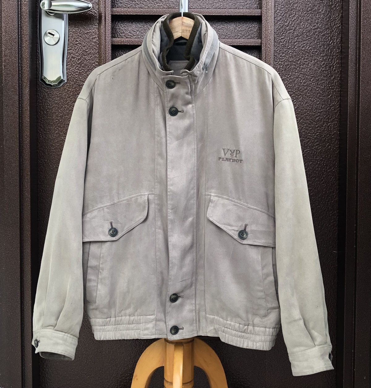 Playboy Vintage Playboy VIP Collection Suede Bomber Jacket Size US M / EU 48-50 / 2 - 3 Thumbnail