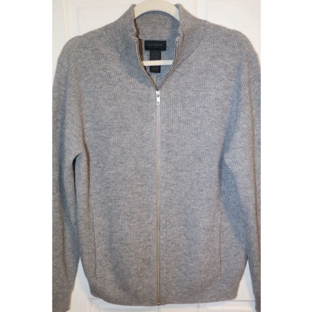 Magaschoni MAGASCHONI 100% Cashmere Zip Cardigan Size US S / EU 44-46 / 1 - 2 Thumbnail