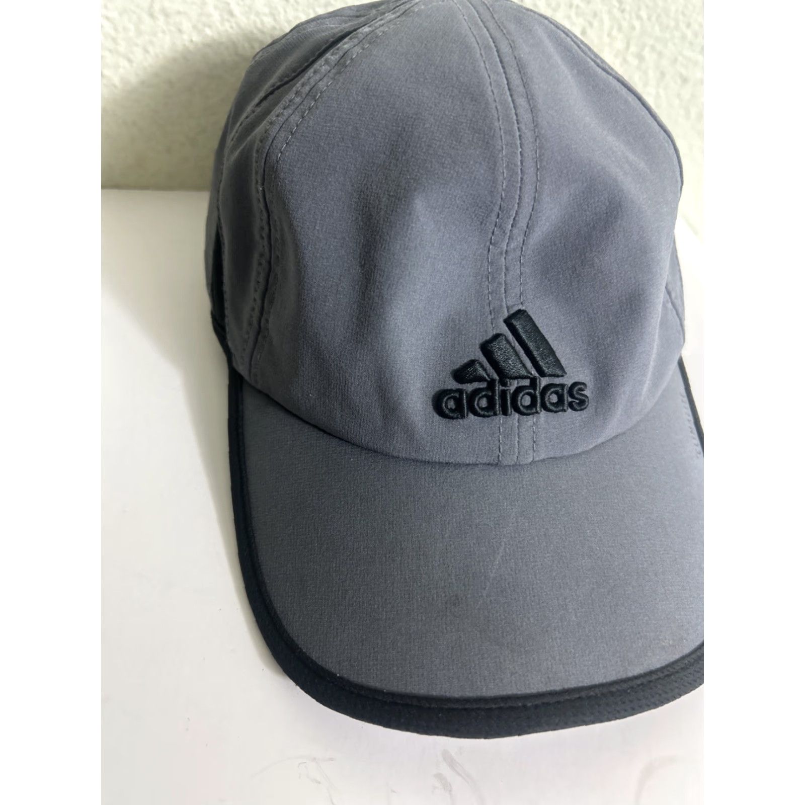 Adidas Adidas Baseball Cap Men Hat Adjustable Black Climalite Sport Cap Size ONE SIZE - 2 Thumbnail