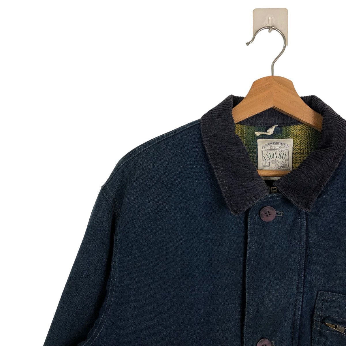 Japanese Brand VINTAGE CHORE DENIM WORK JACKET UNION BAY ISSEY MIYAKE Size US M / EU 48-50 / 2 - 6 Thumbnail