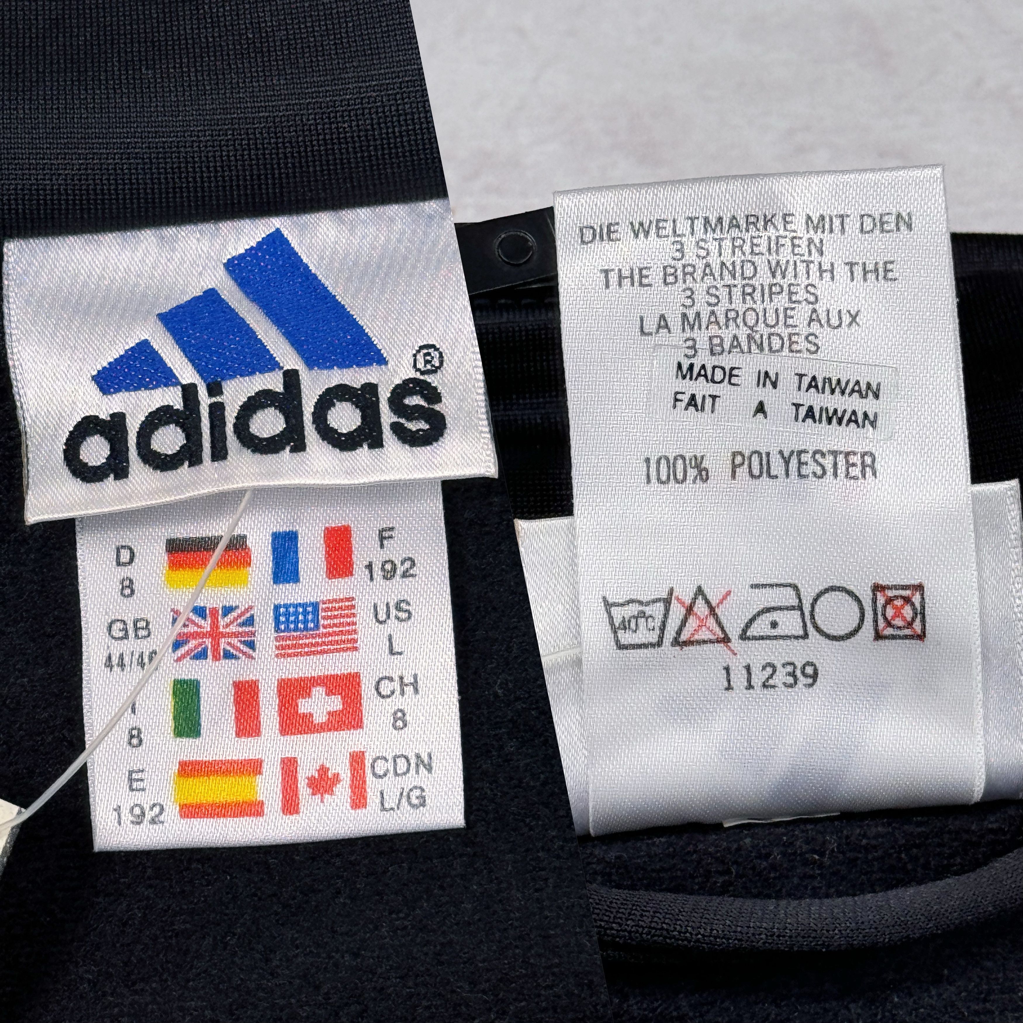 Adidas × Vintage Vintage Adidas Track Suit Jacket & Pants TAIWAN 90s Size US XL / EU 56 / 4 - 8 Thumbnail