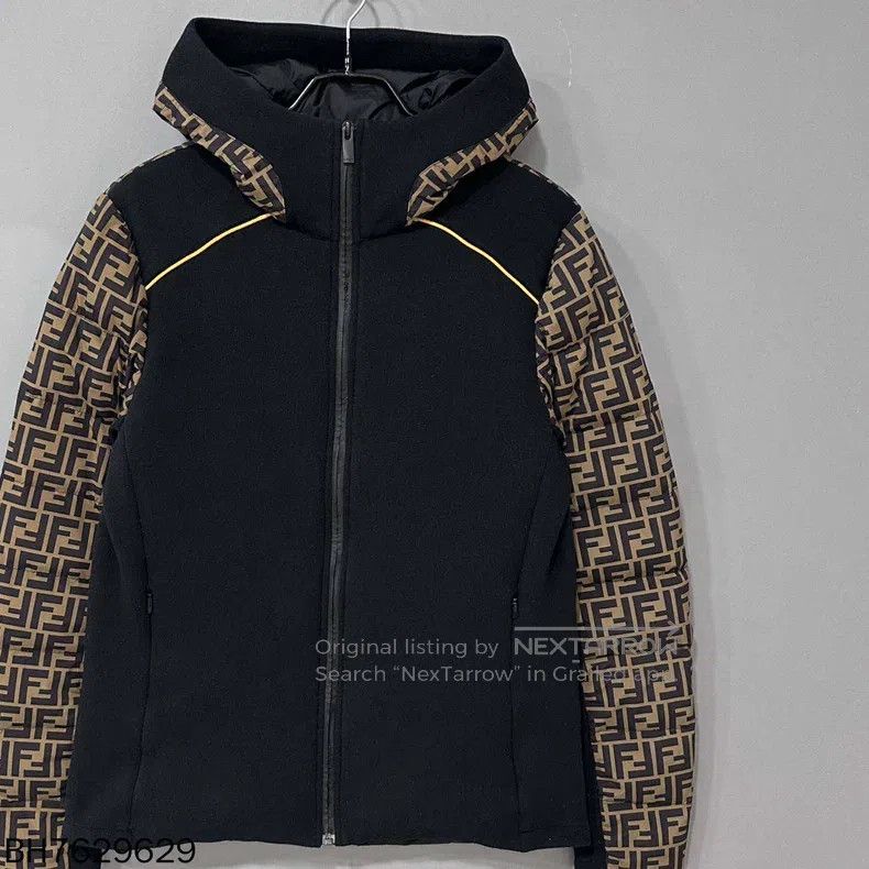 Fendi Fendi Lightweight printed zipper puffer coat Size US S / EU 44-46 / 1 - 2 Thumbnail